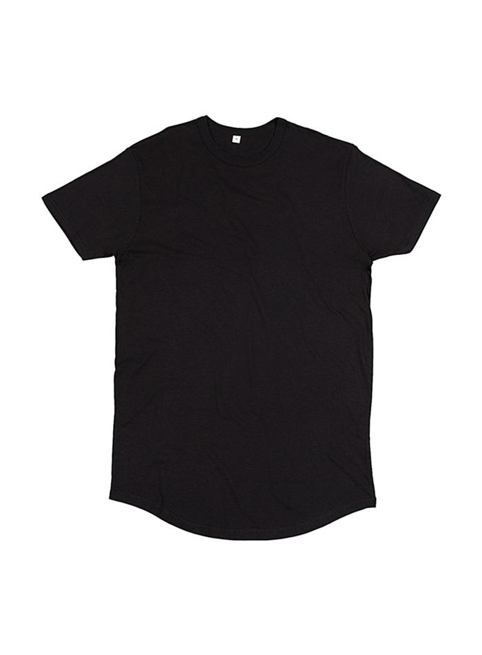 Pánské prodloužené tričko Organic - černá L