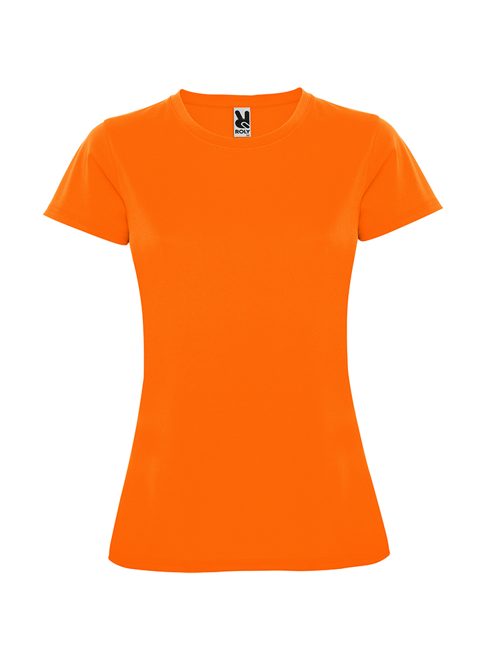 Dámské sportovní tričko Roly Montecarlo - Neonová oranžová L