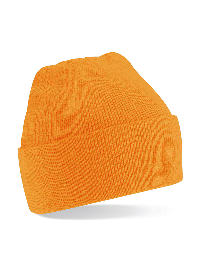 Čepice Cuffed - Zářivá oranžová univerzal