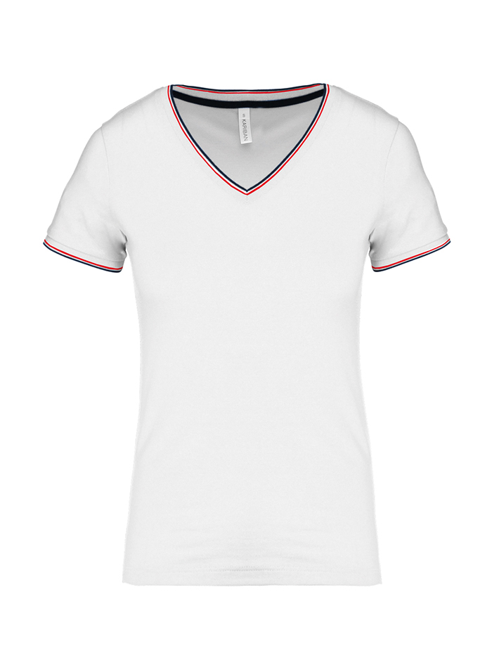 Dámské tričko Piqué - Bílá XL