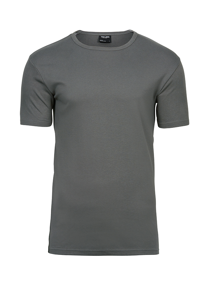 Silné bavlněné tričko Tee Jays Interlock - Šedá XL