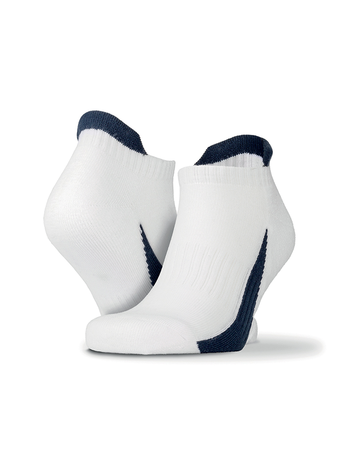 Ponožky Snakers - 3 páry - Bílá a temně modrá L/XL