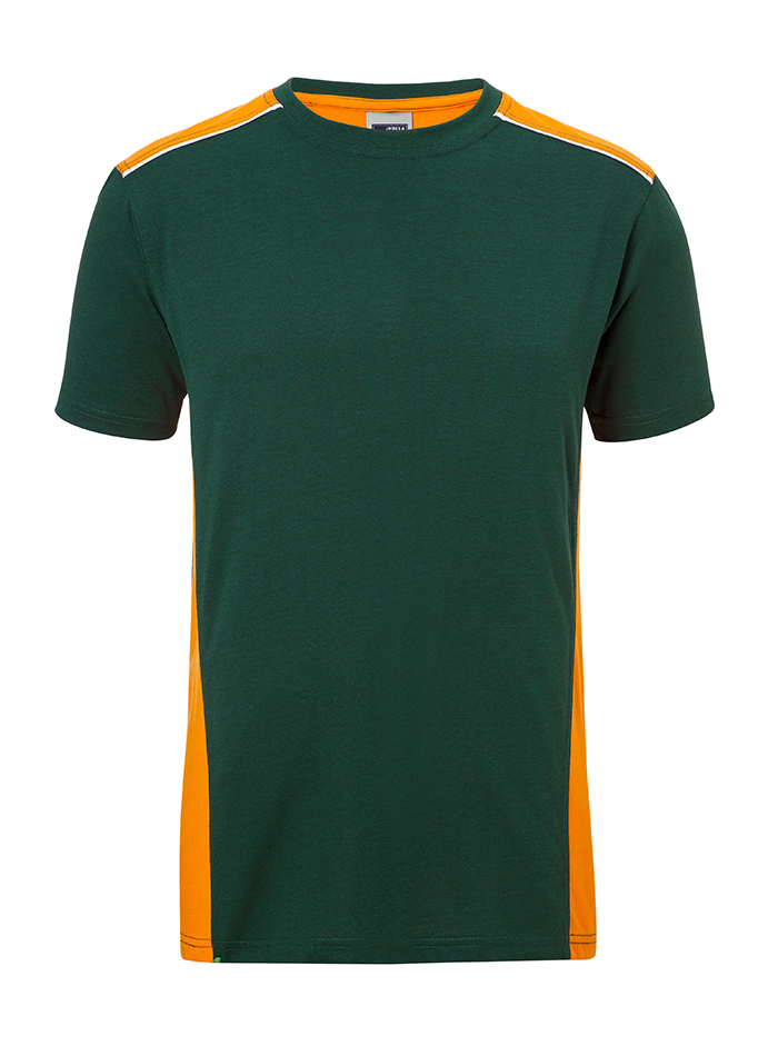 Pánské tričko Garden - Zelená a oranžová XXL