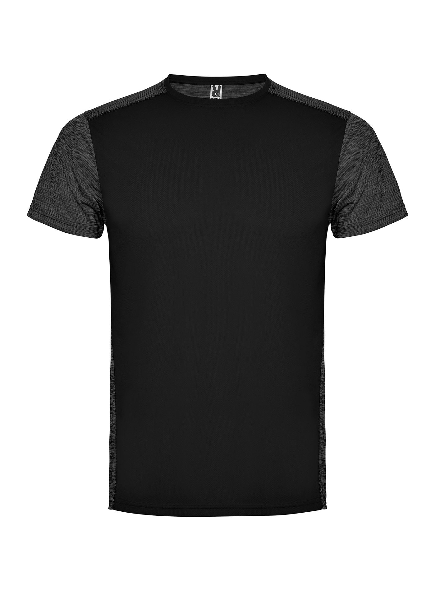Pánské/Dětské sportovní tričko Roly Zolder - Černá a šedá XL