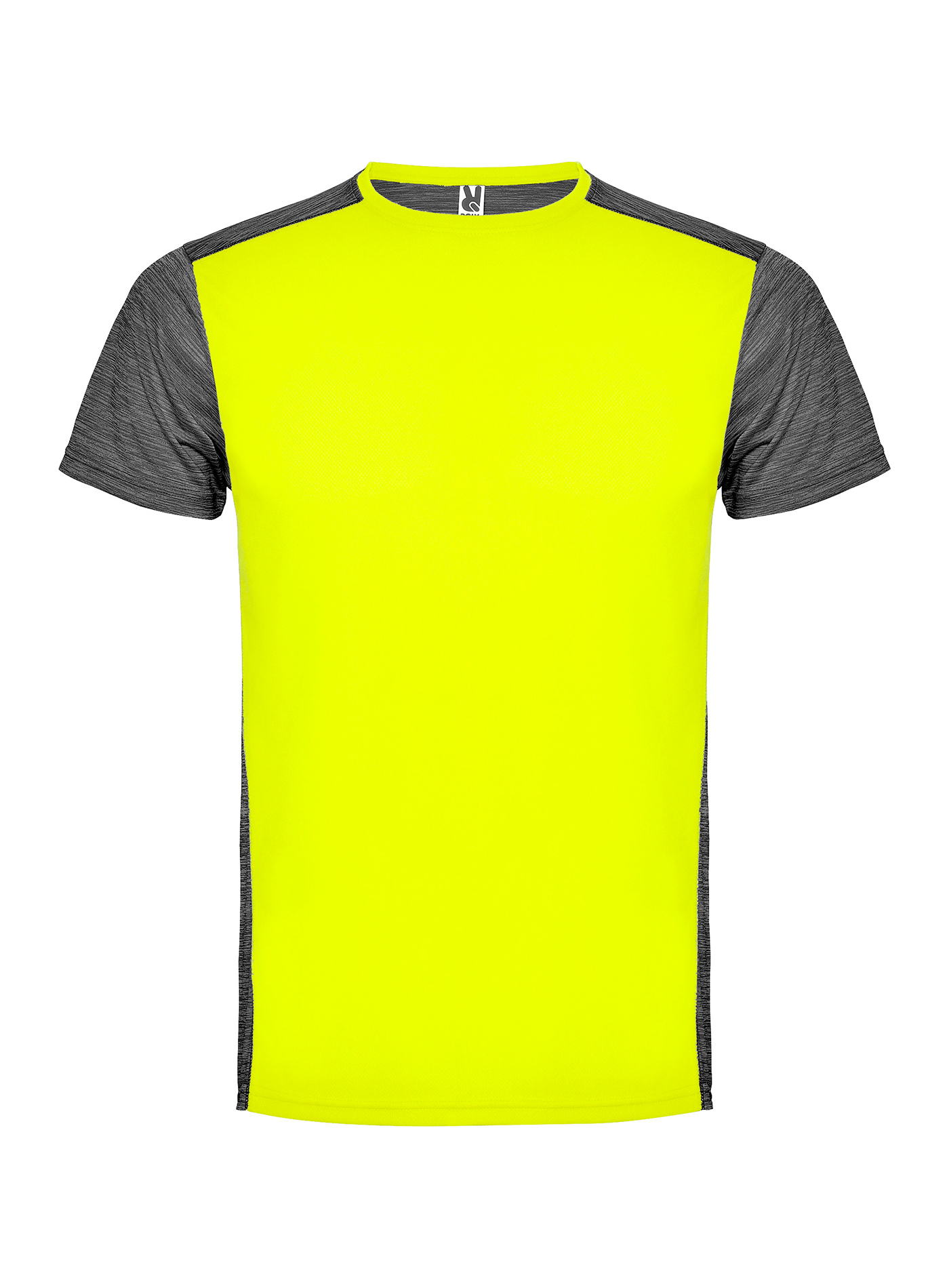 Pánské/Dětské sportovní tričko Roly Zolder - Zářivá žlutá s černou XL