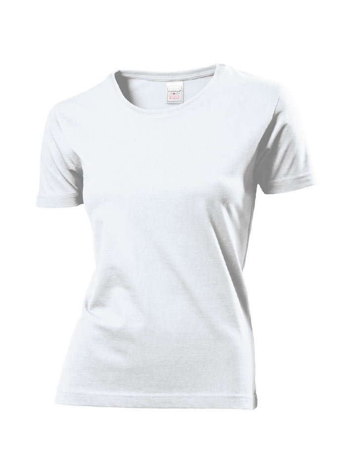 Bavlněné tričko Stedman - Bílá S