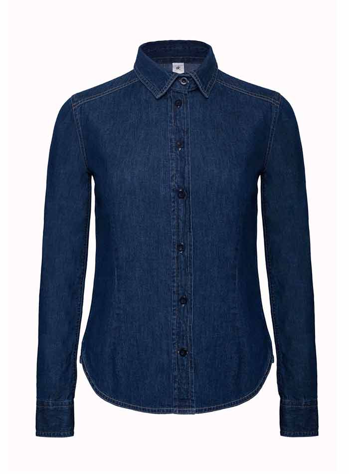 Džínová košile dlouhý rukáv