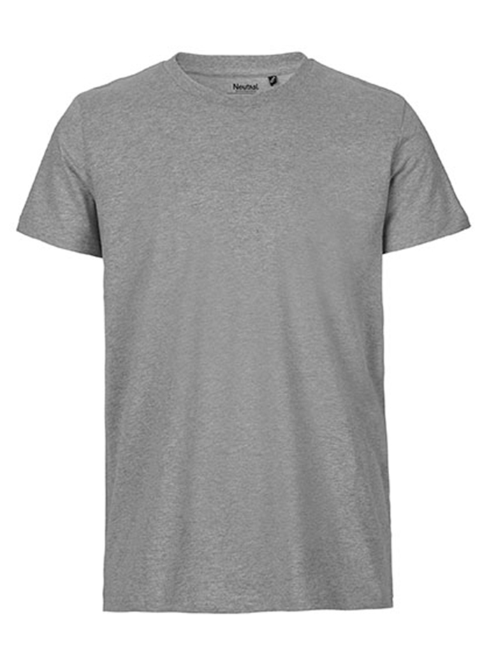 Pánské tričko Neutral Fit - Šedý melír XL