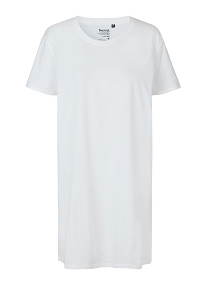 Dámské prodloužené tričko Neutral - Bílá XS