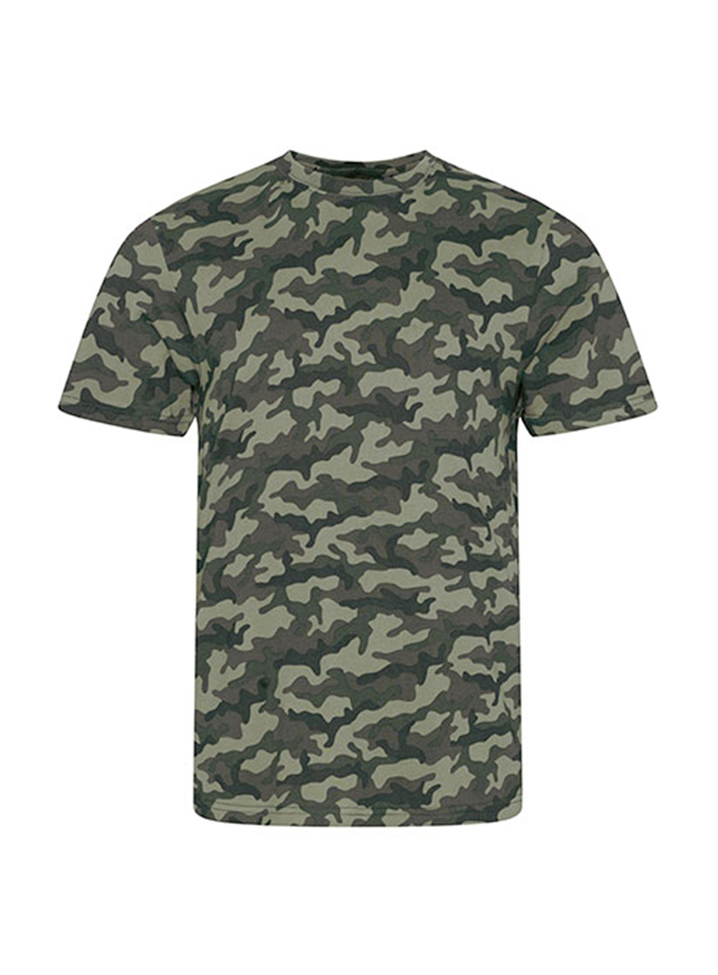 Pánské tričko Just Ts Camo - Tmavě zelená M