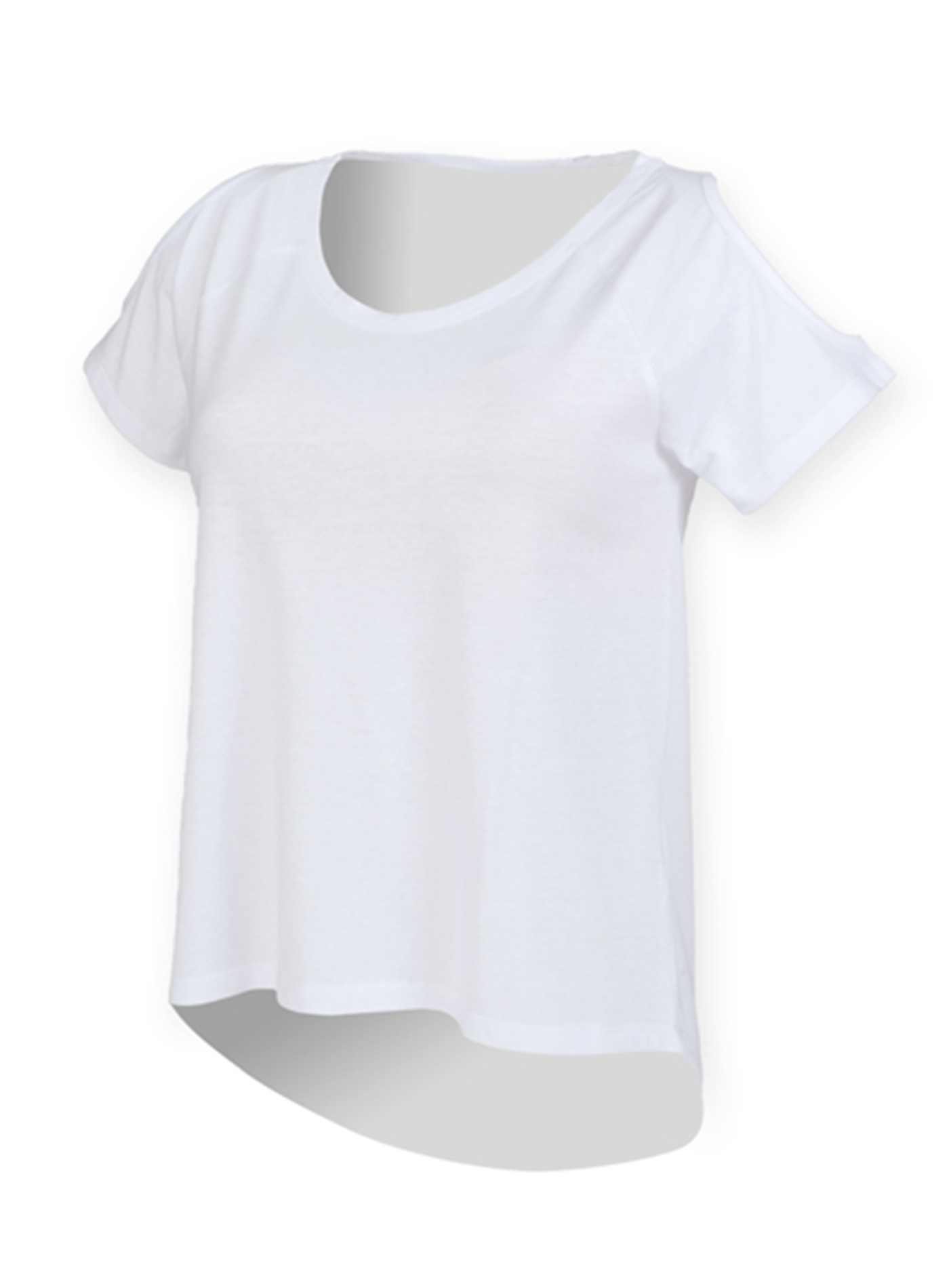 Dámské tričko Drop - Bílá XL