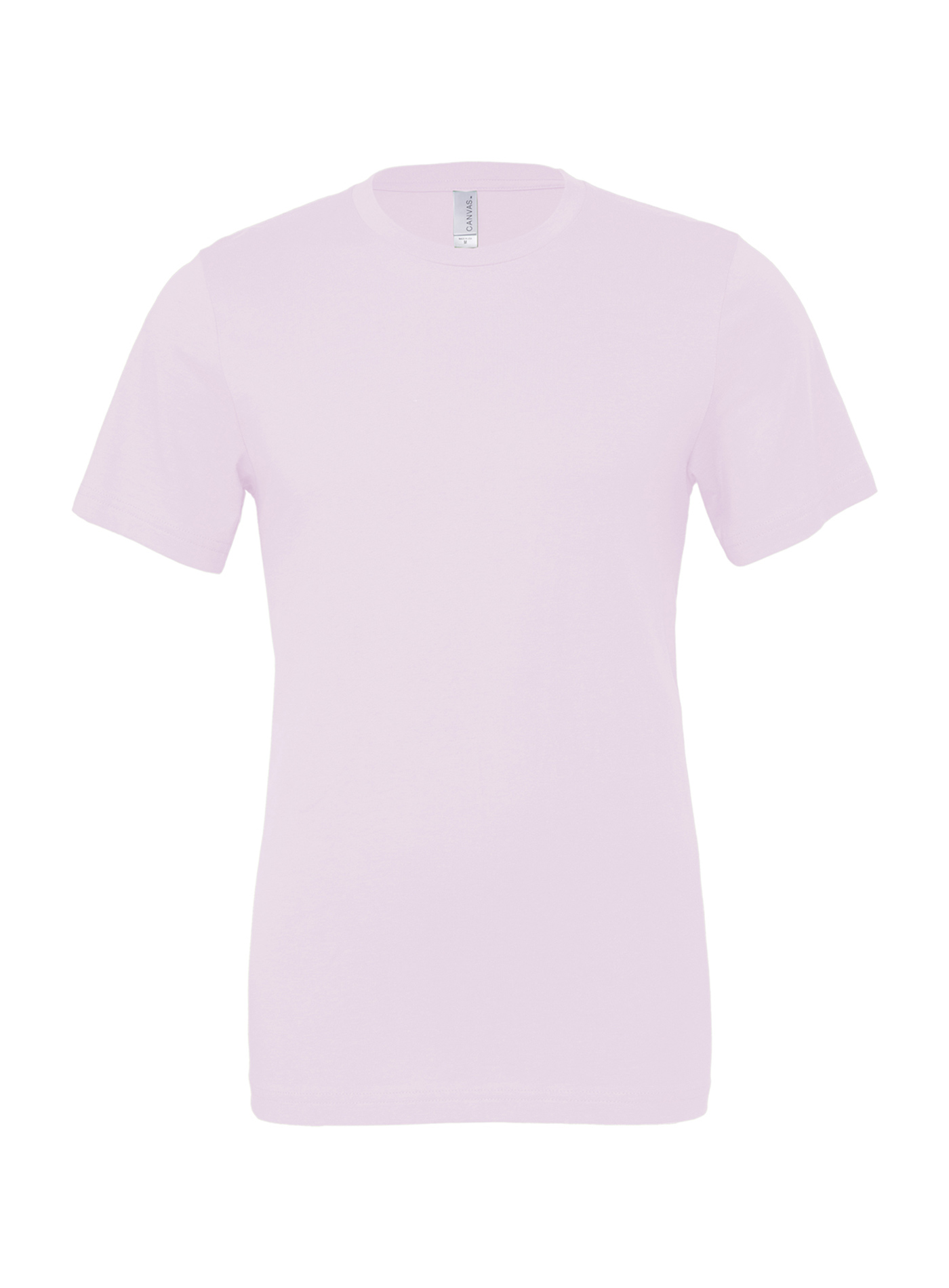 Unisex tričko Bella + Canvas Jersey - Bledě růžová S