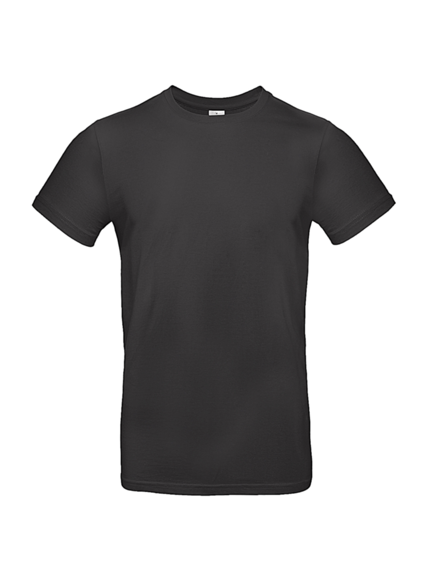 Silnější bavlněné pánské tričko - černá 4XL