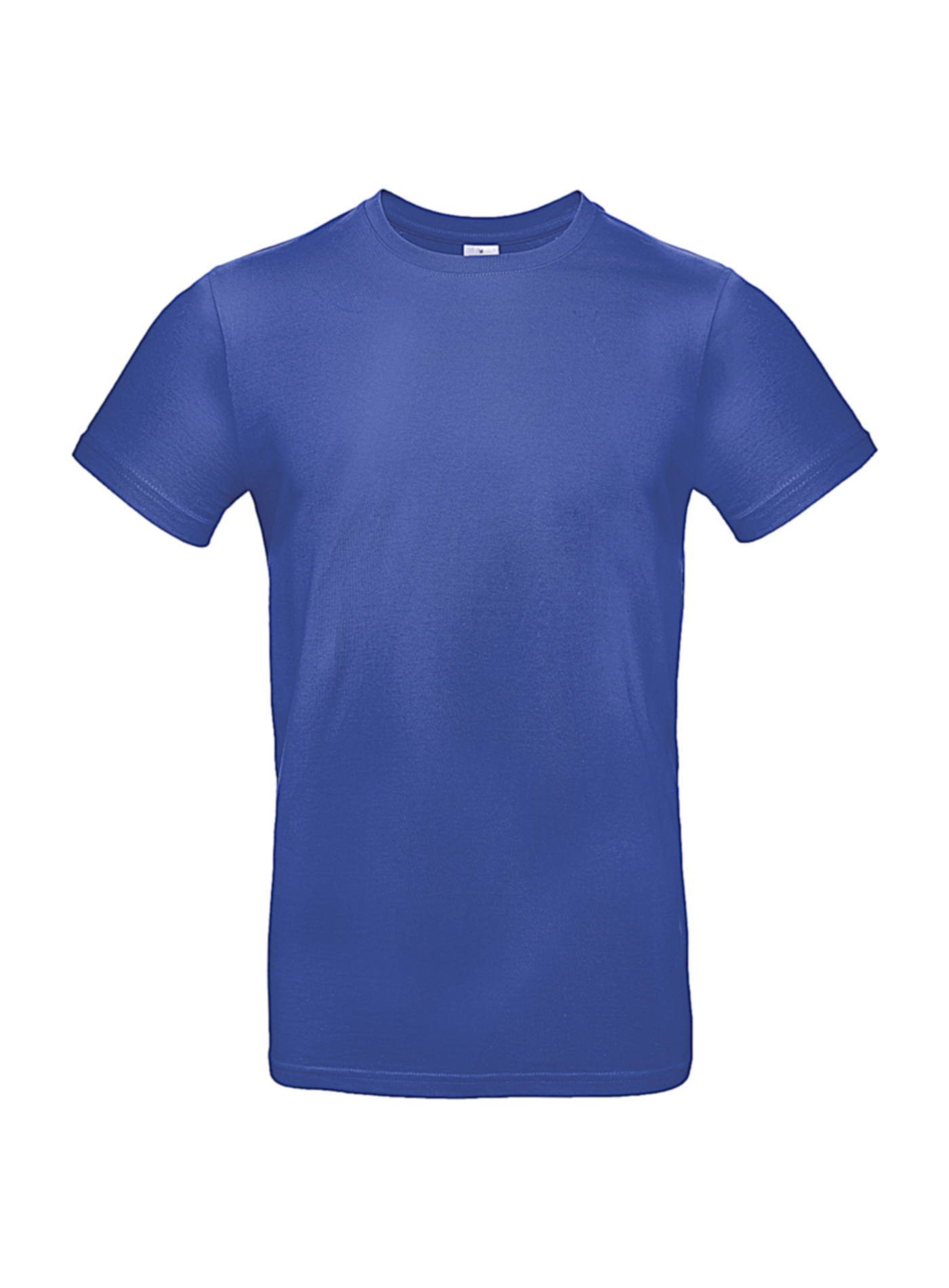 Silnější bavlněné pánské tričko - Kobaltově modrá L