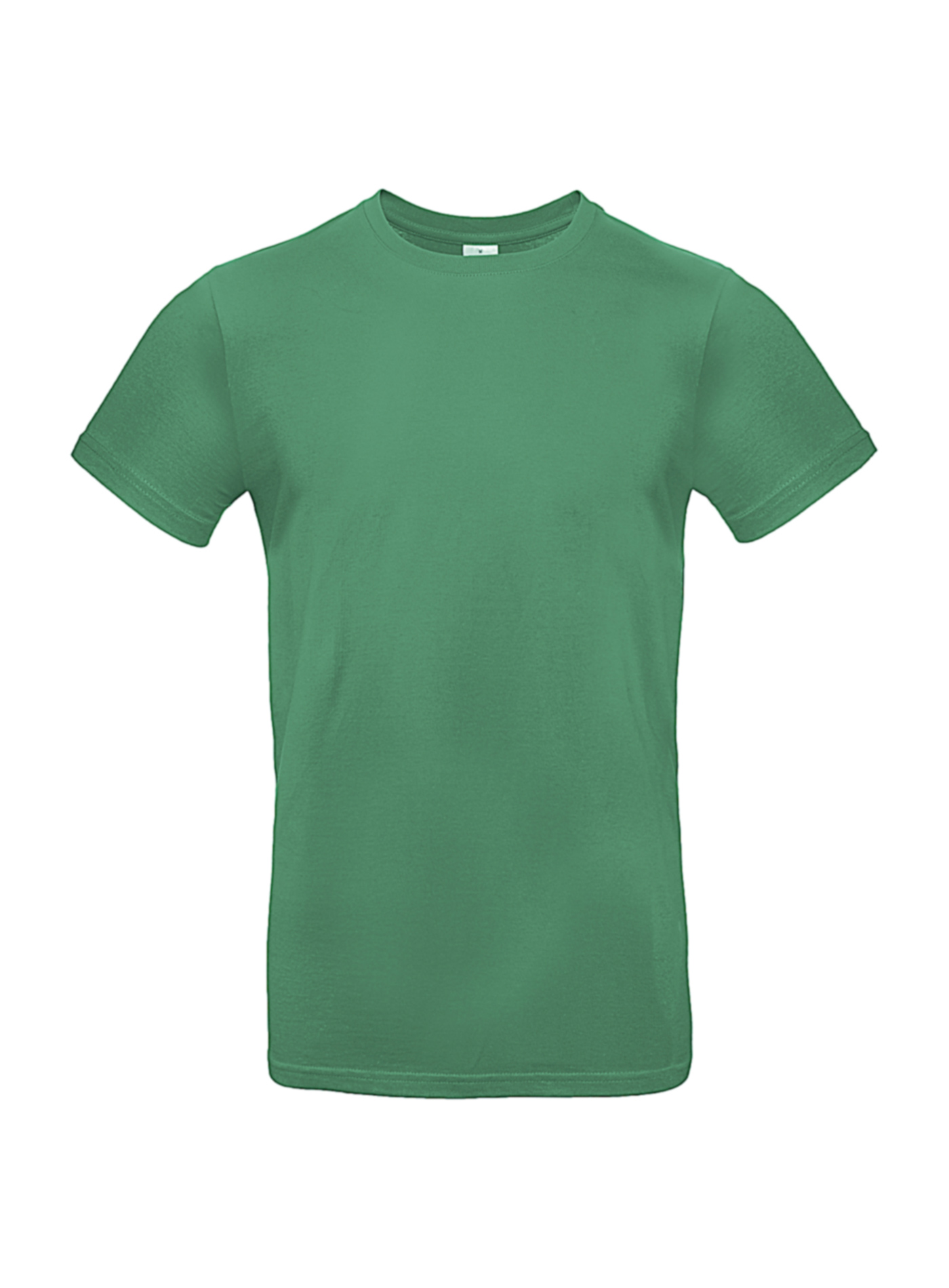 Silnější bavlněné pánské tričko B&C Collection - Zelená S