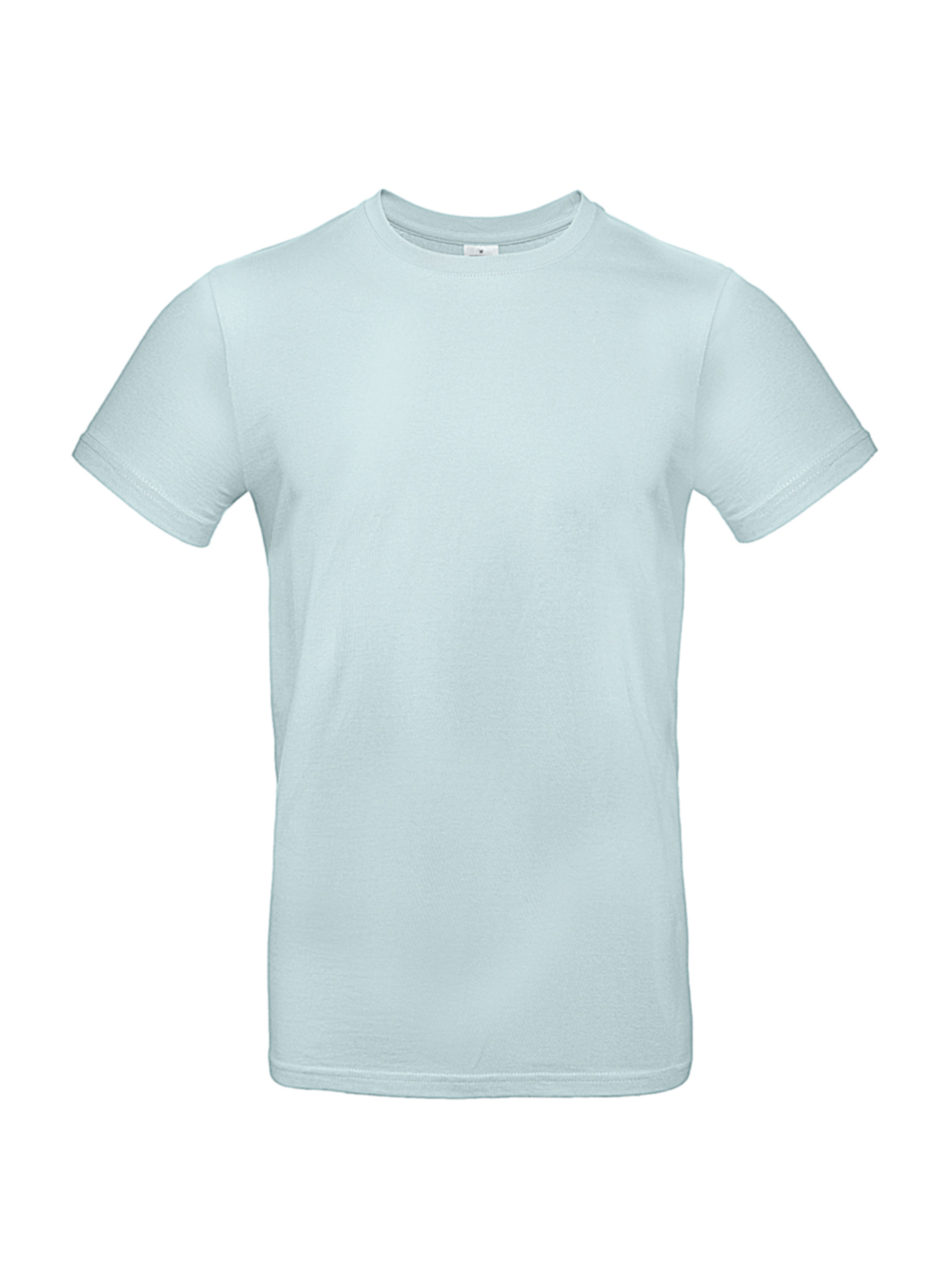 Silnější bavlněné pánské tričko B&C Collection - Mentolově zelená M