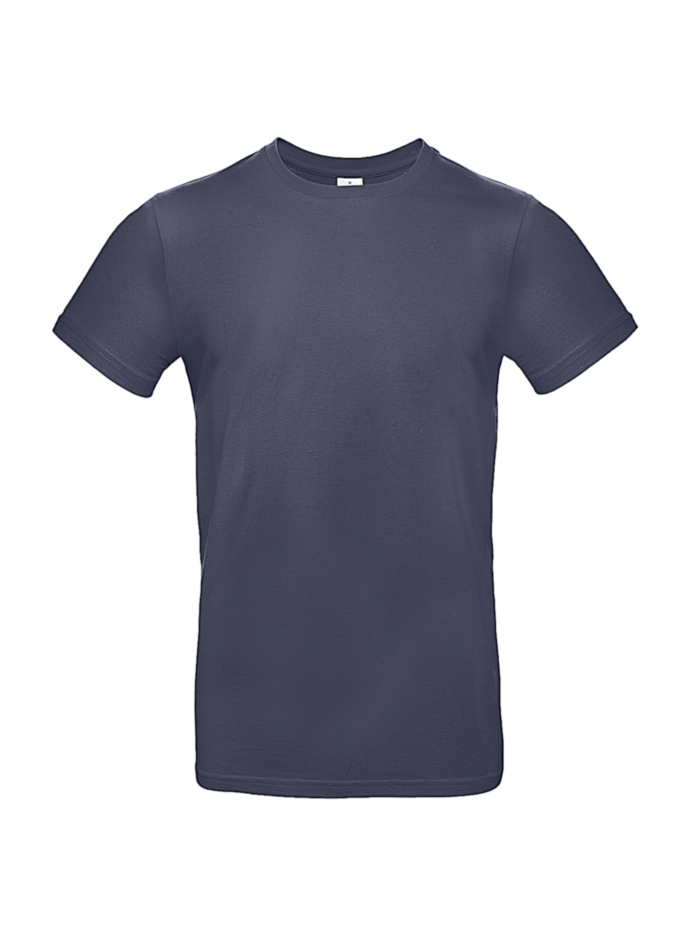 Silnější bavlněné pánské tričko B&C Collection - Námořnická modrá XL
