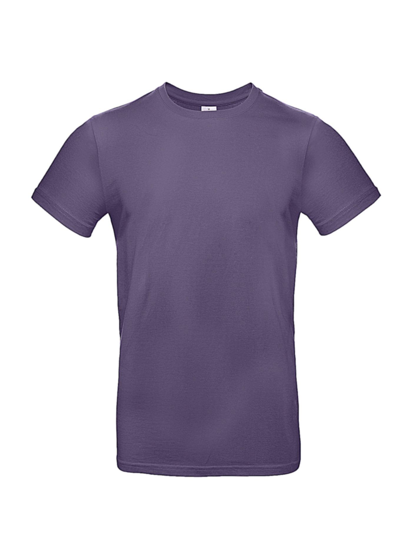 Silnější bavlněné pánské tričko - Fialová XL