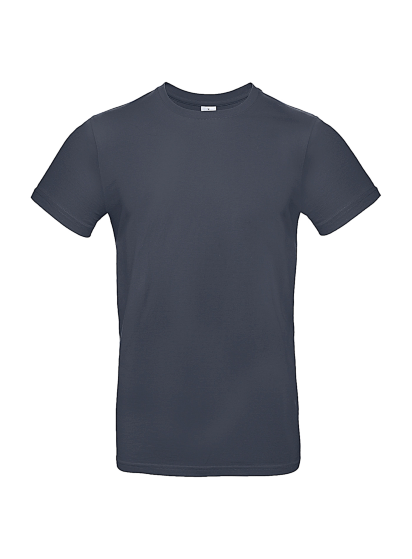 Silnější bavlněné pánské tričko B&C Collection - Námořní modrá 3XL