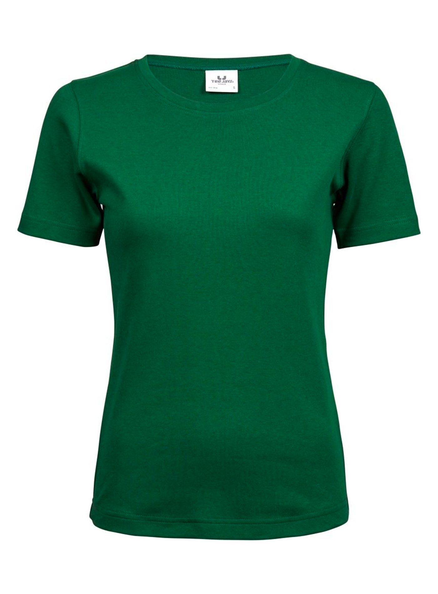 Silné bavlněné tričko Tee Jays Interlock - lesní zelená 3XL