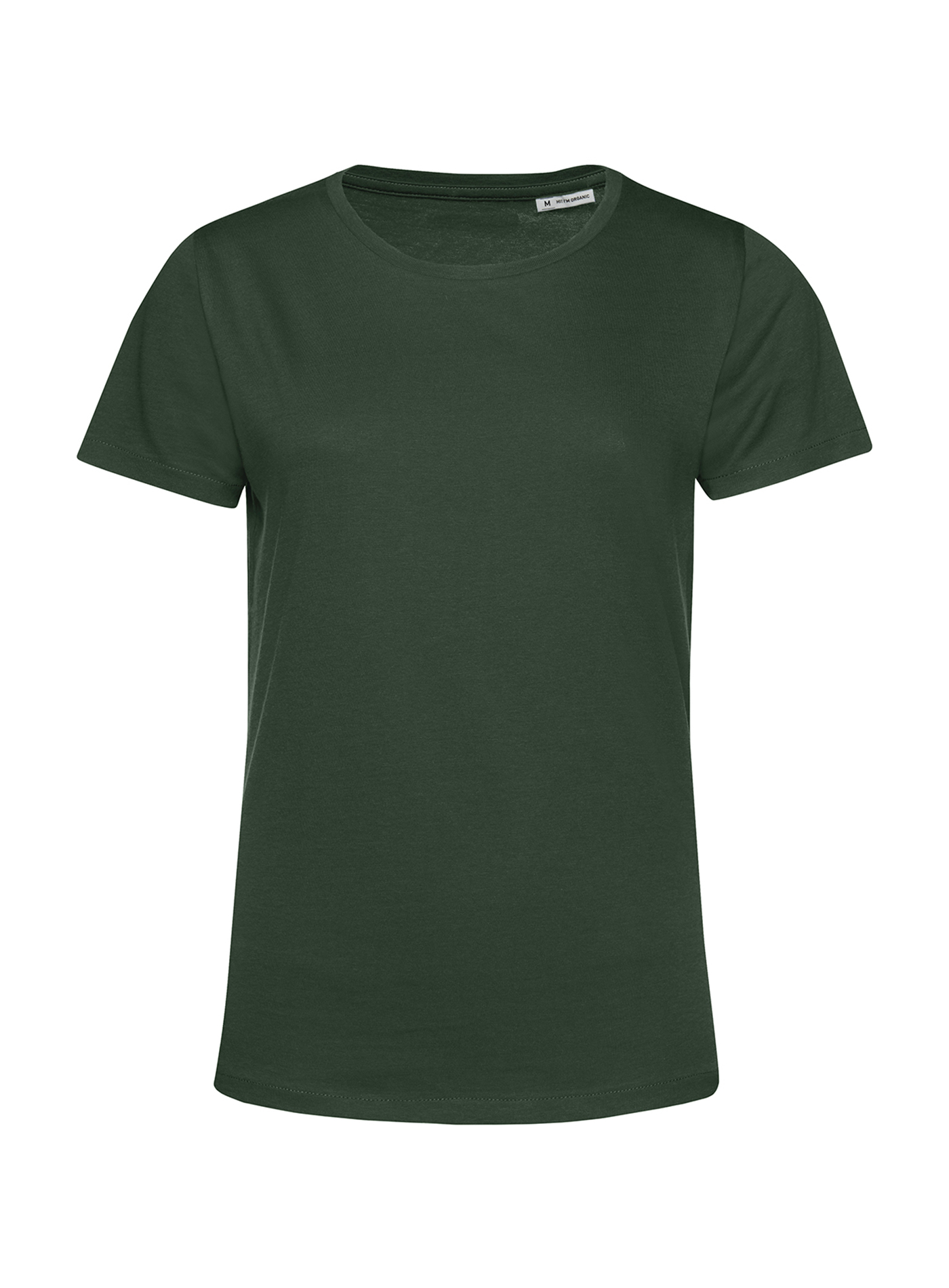 Dámské tričko B&C Collection Organic - lesní zelená M