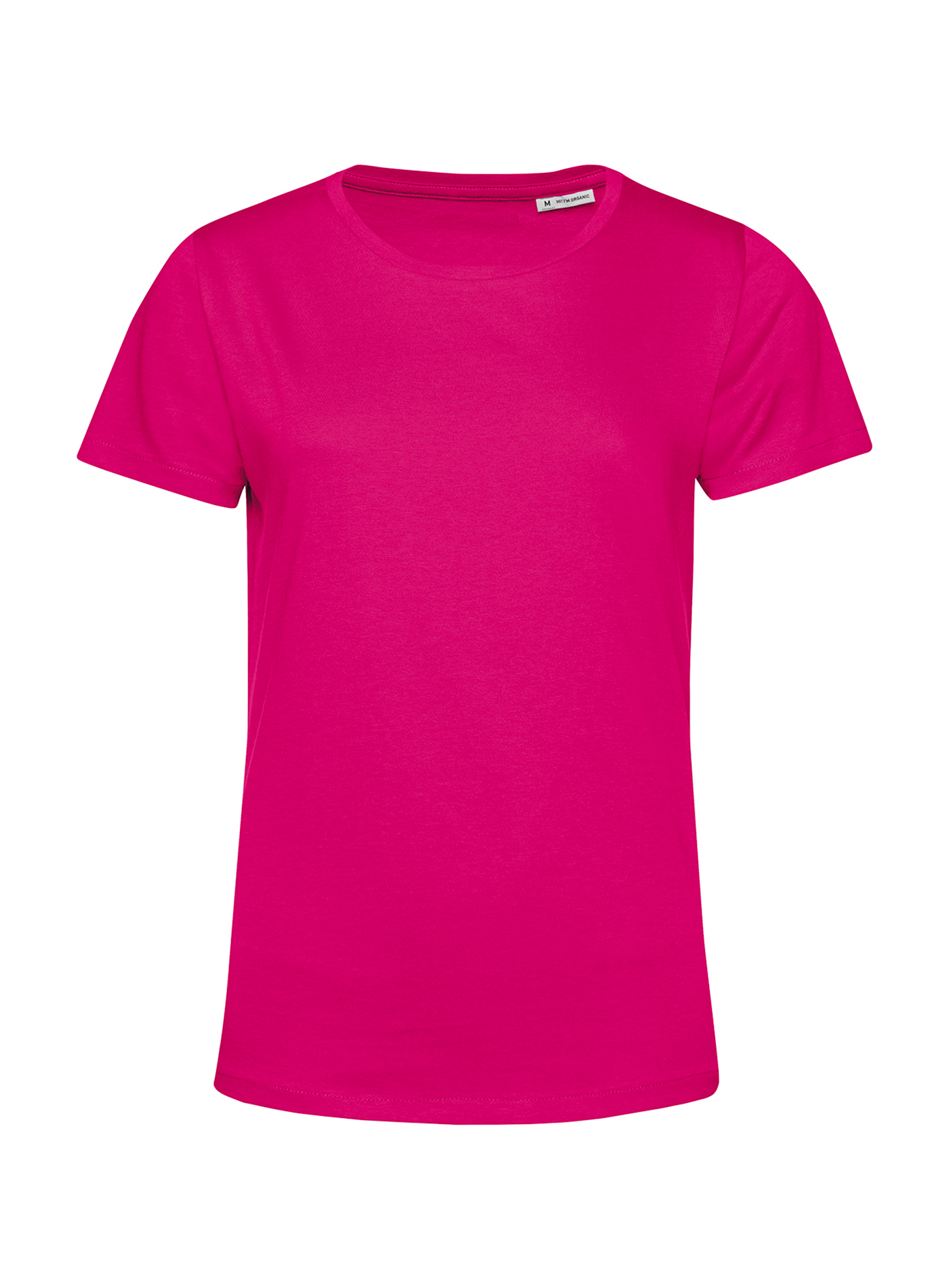 Dámské tričko B&C Collection Organic - Růžová XL