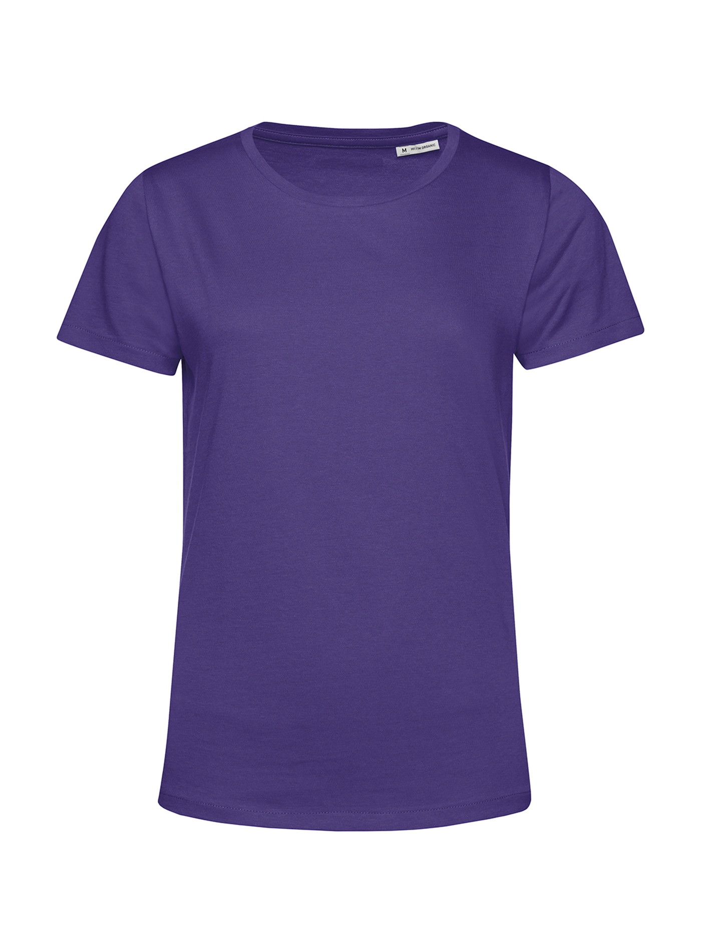 Dámské tričko B&C Collection Organic - Tmavě fialová L