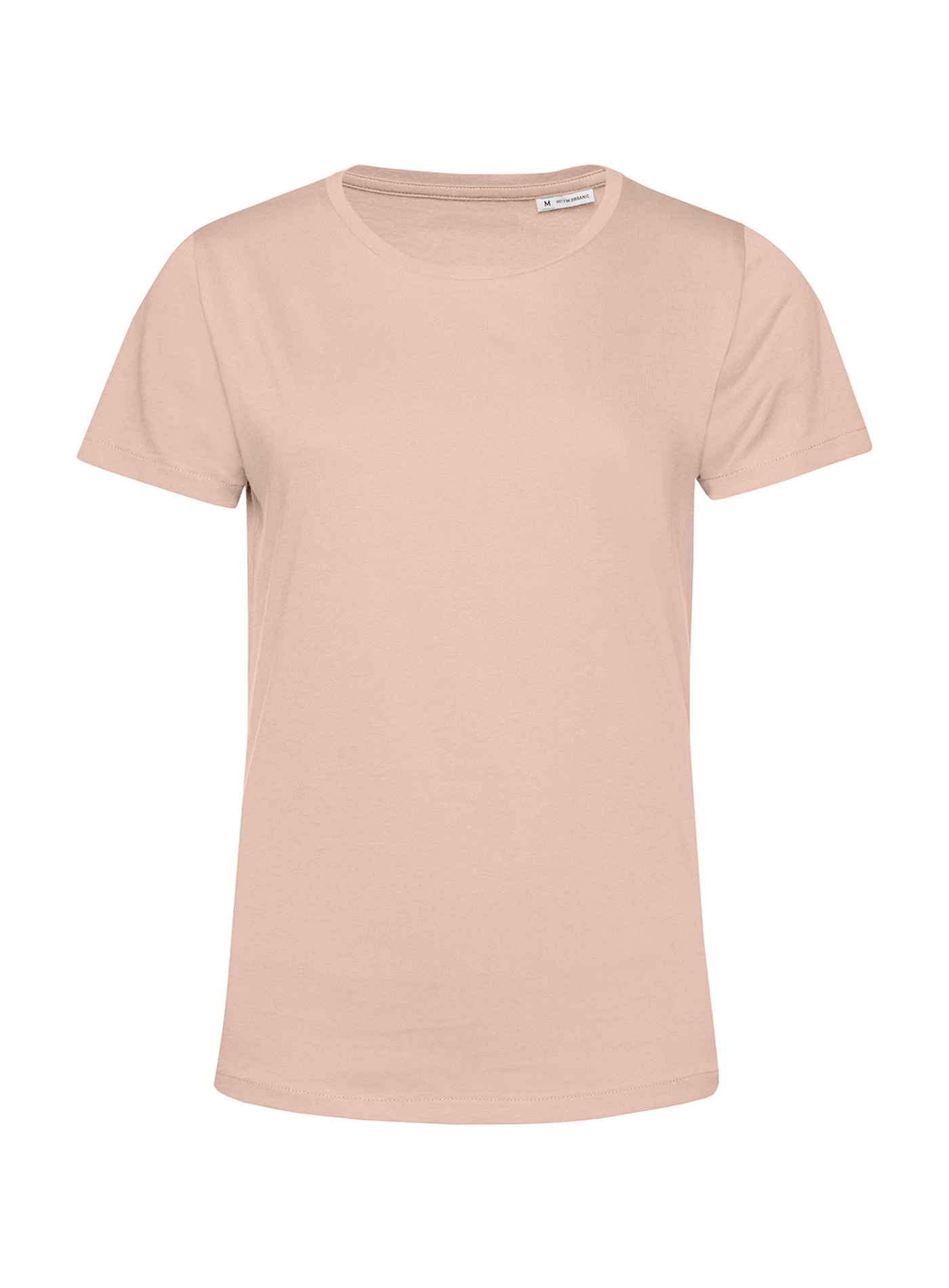 Dámské tričko B&C Collection Organic - Bledě růžová XS