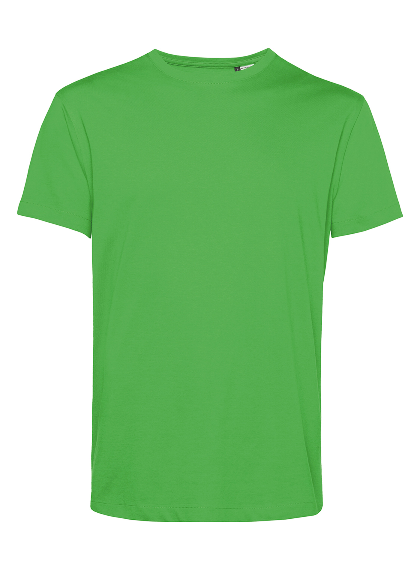 Pánské tričko B&C Collection Organic - jablíčkově zelená 3XL