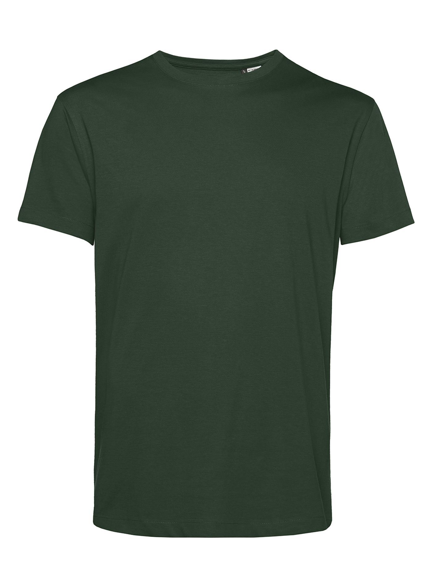 Pánské tričko B&C Collection Organic - lesní zelená M