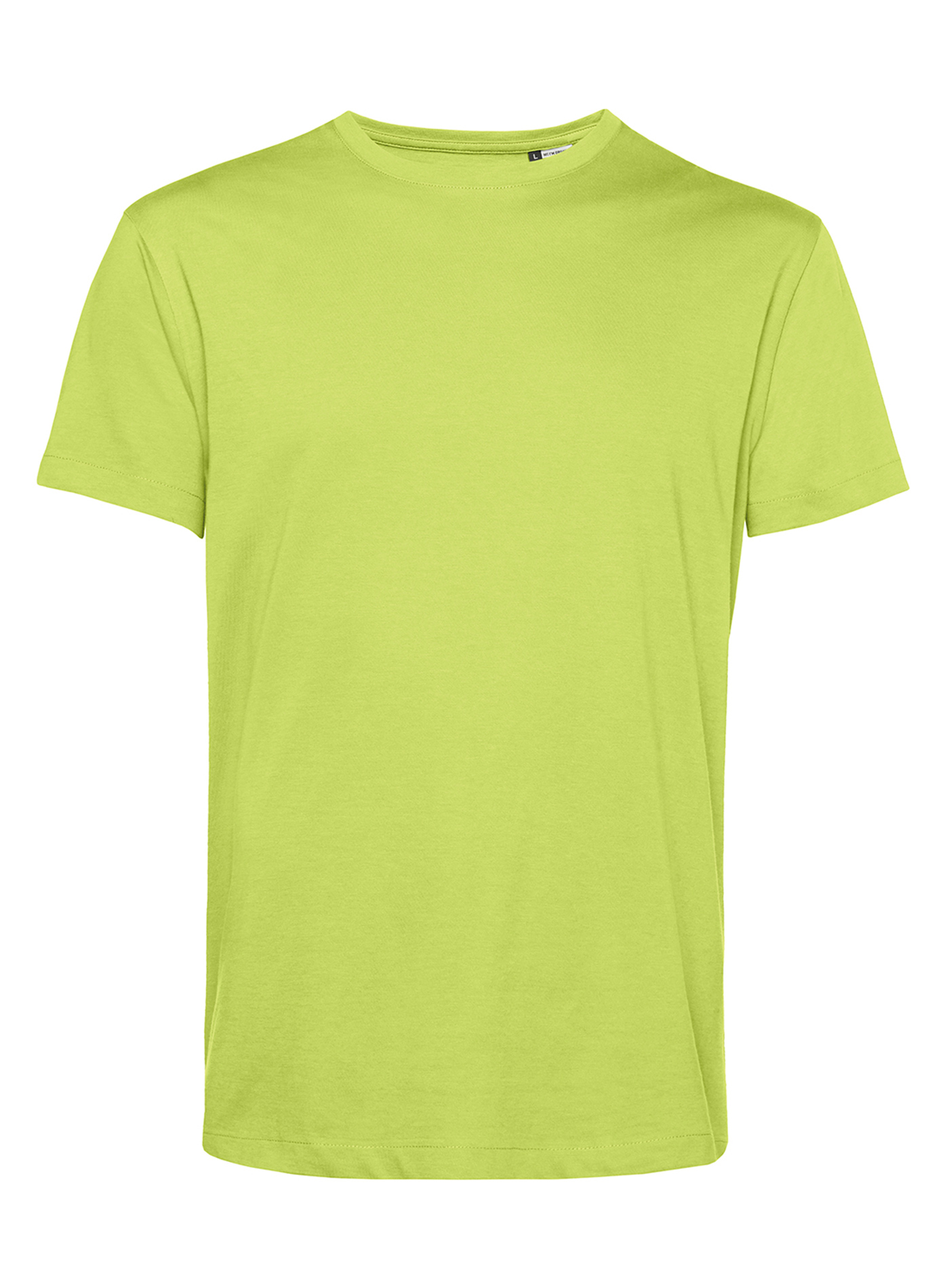Pánské tričko B&C Collection Organic - Limetková XL
