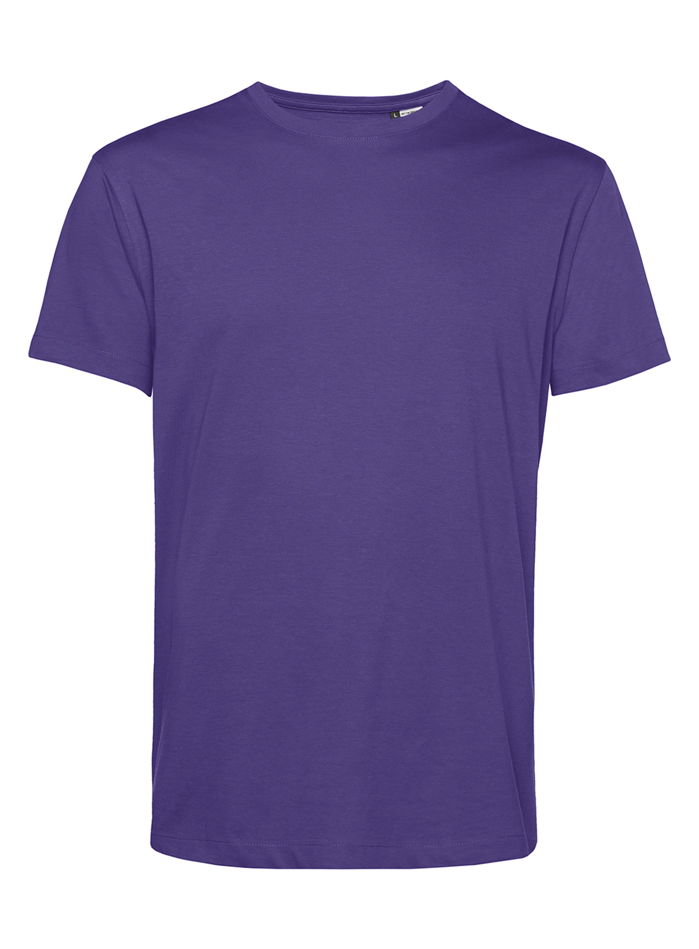 Pánské tričko B&C Collection Organic - Tmavě fialová XXL