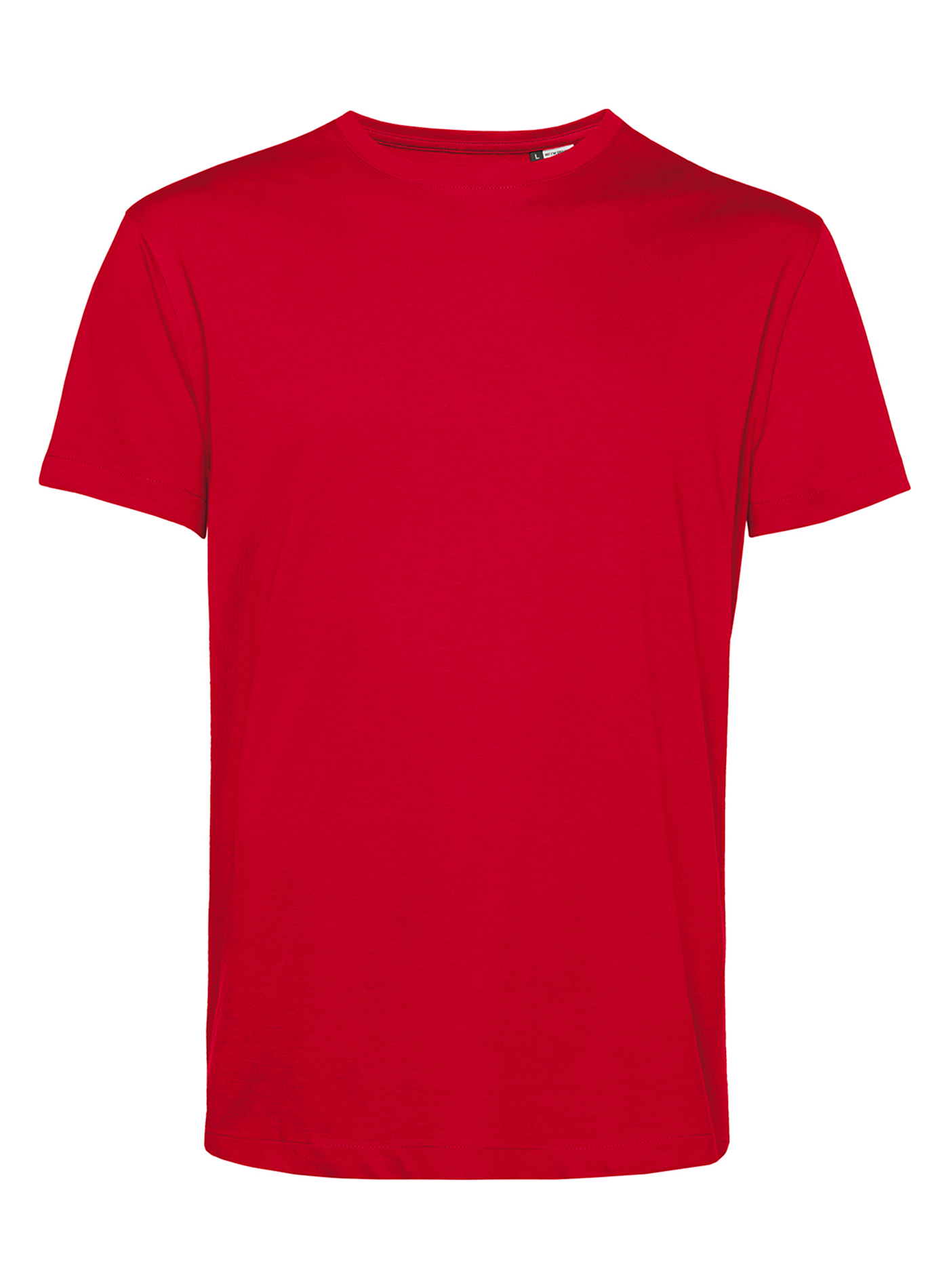 Pánské tričko B&C Collection Organic - Červená XL