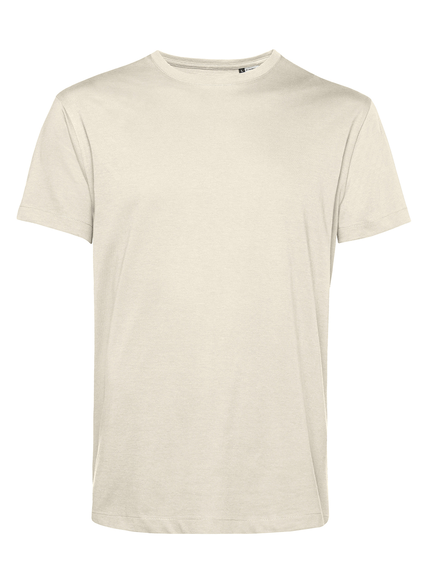 Pánské tričko B&C Collection Organic - Krémová XL