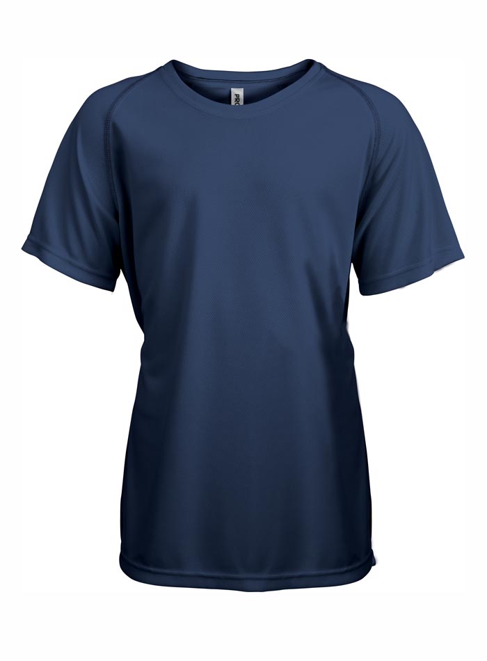 Tričko na sport Kariban - Námořní modrá 12-14