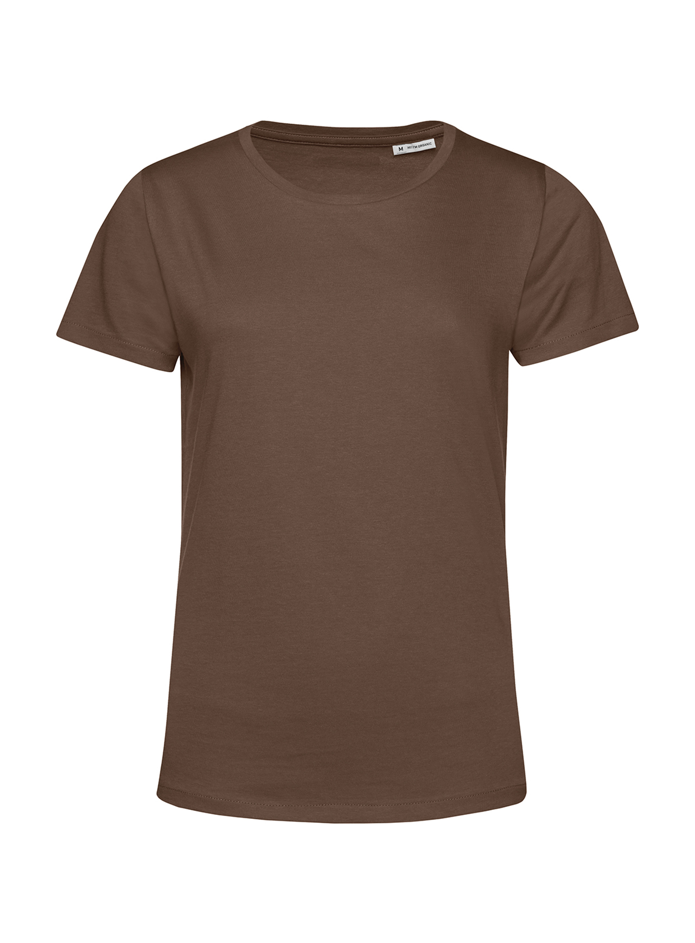 Dámské tričko B&C Collection Organic - Středně hnědá XL
