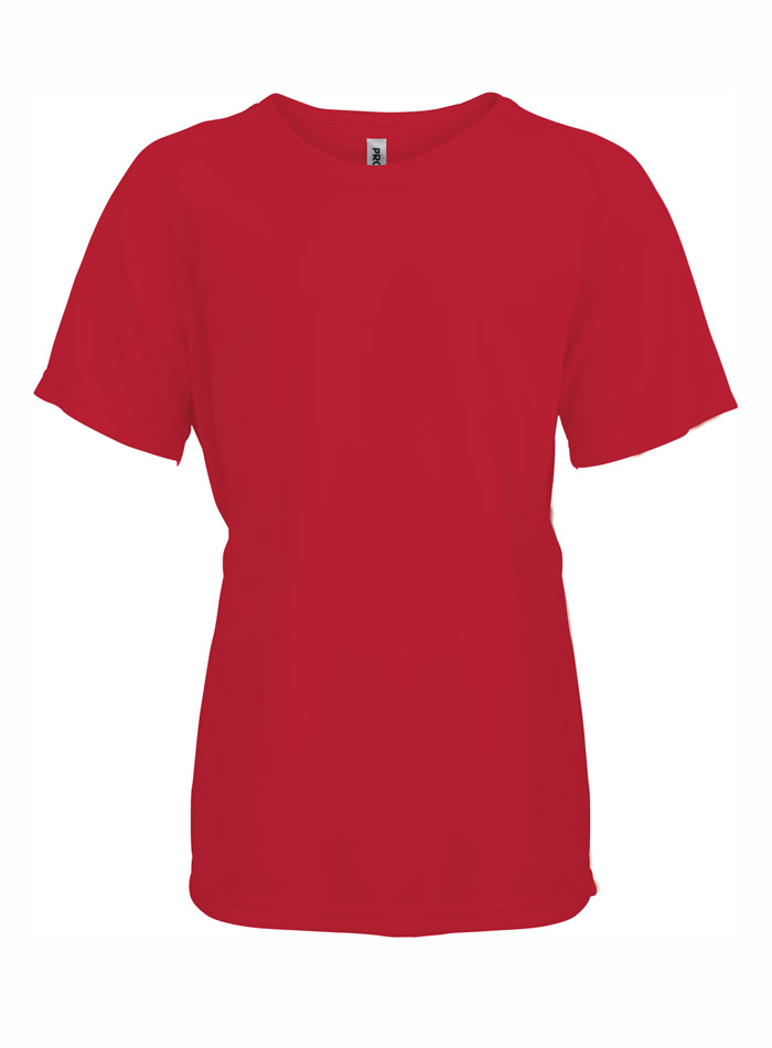 Tričko na sport Kariban - Červená 10-12