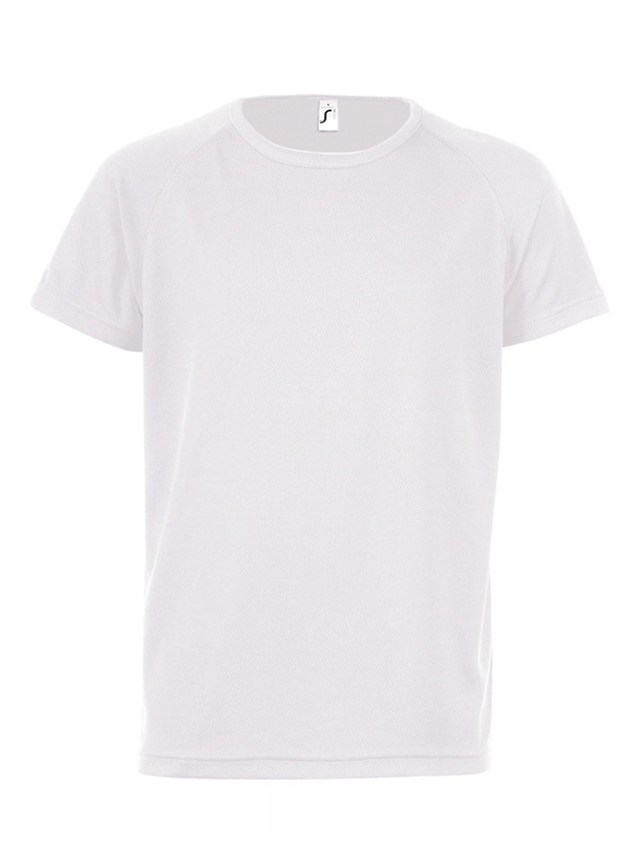 Neonové sportovní tričko - Bílá 6-7