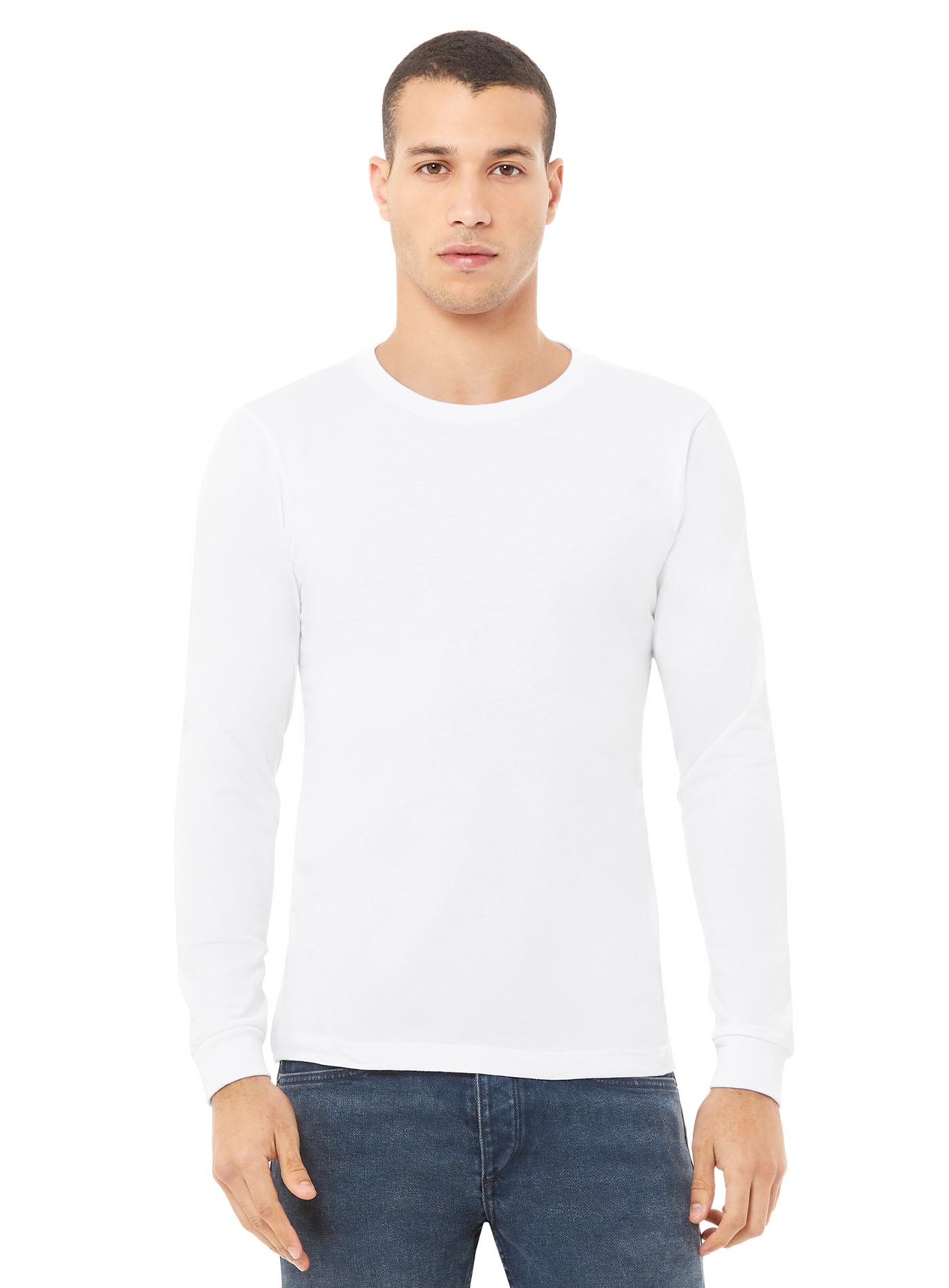 Pánské tričko Jersey - Bílá M