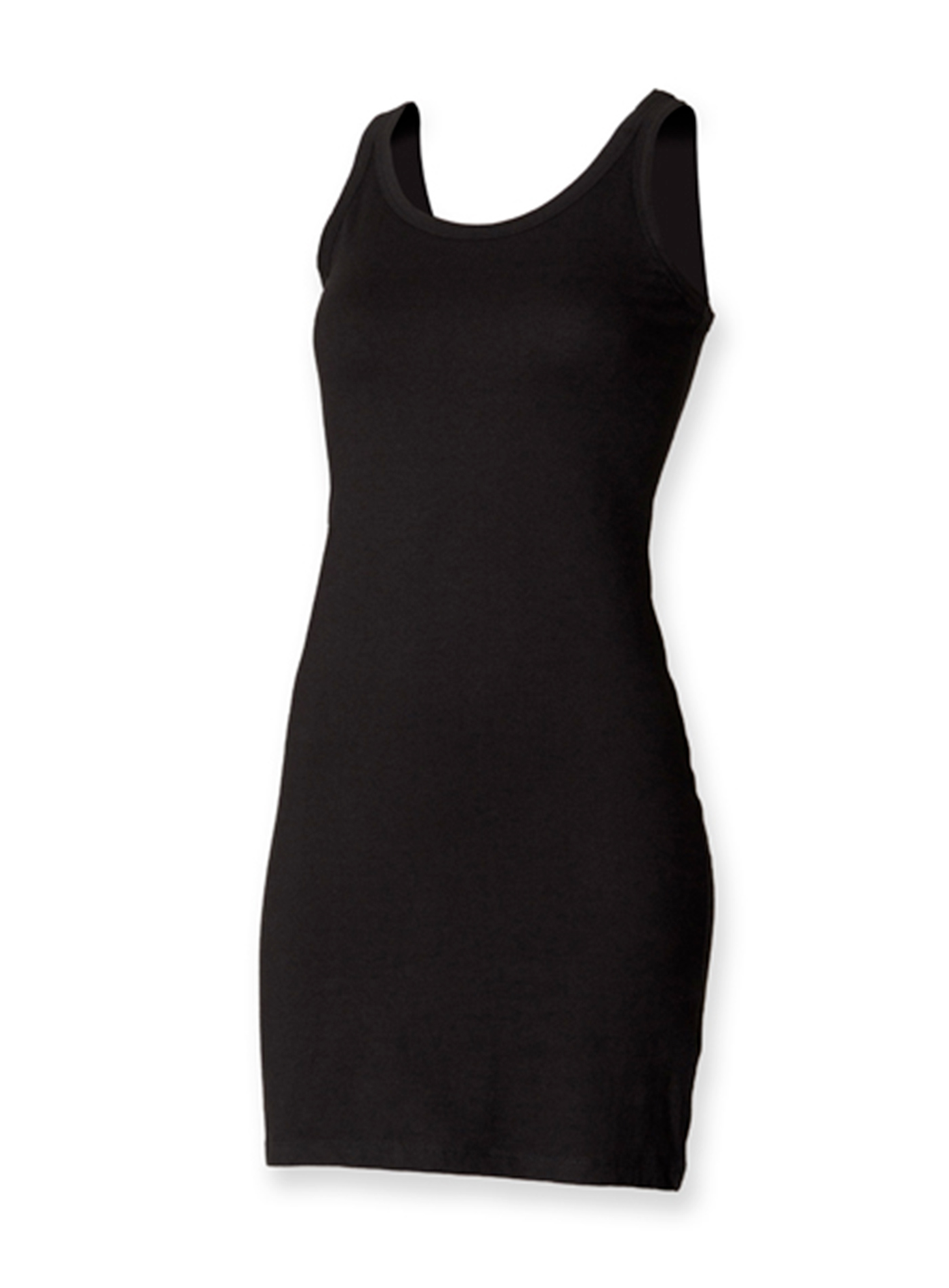 Dámské strečové šaty Skinnifit - černá XL