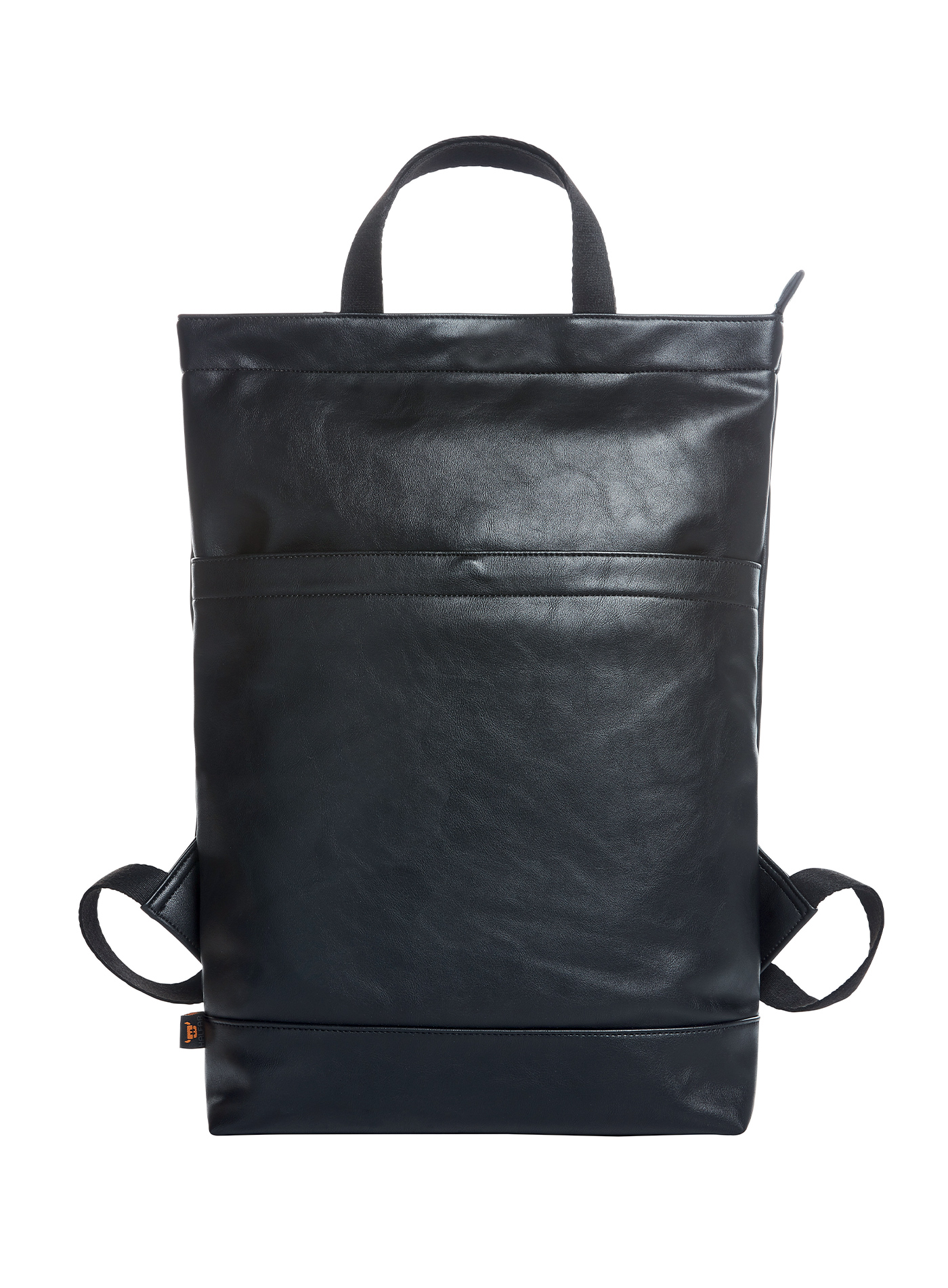 Koženkový elegantní batoh Halfar - černá univerzal