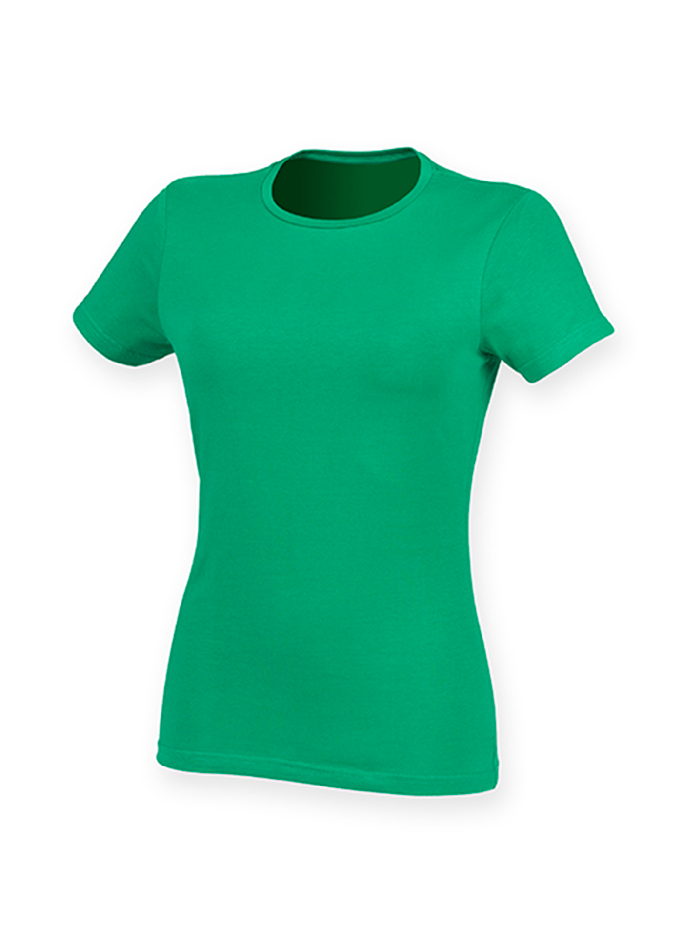 Dámské strečové tričko Skinnifit Feels Good - Zelená S