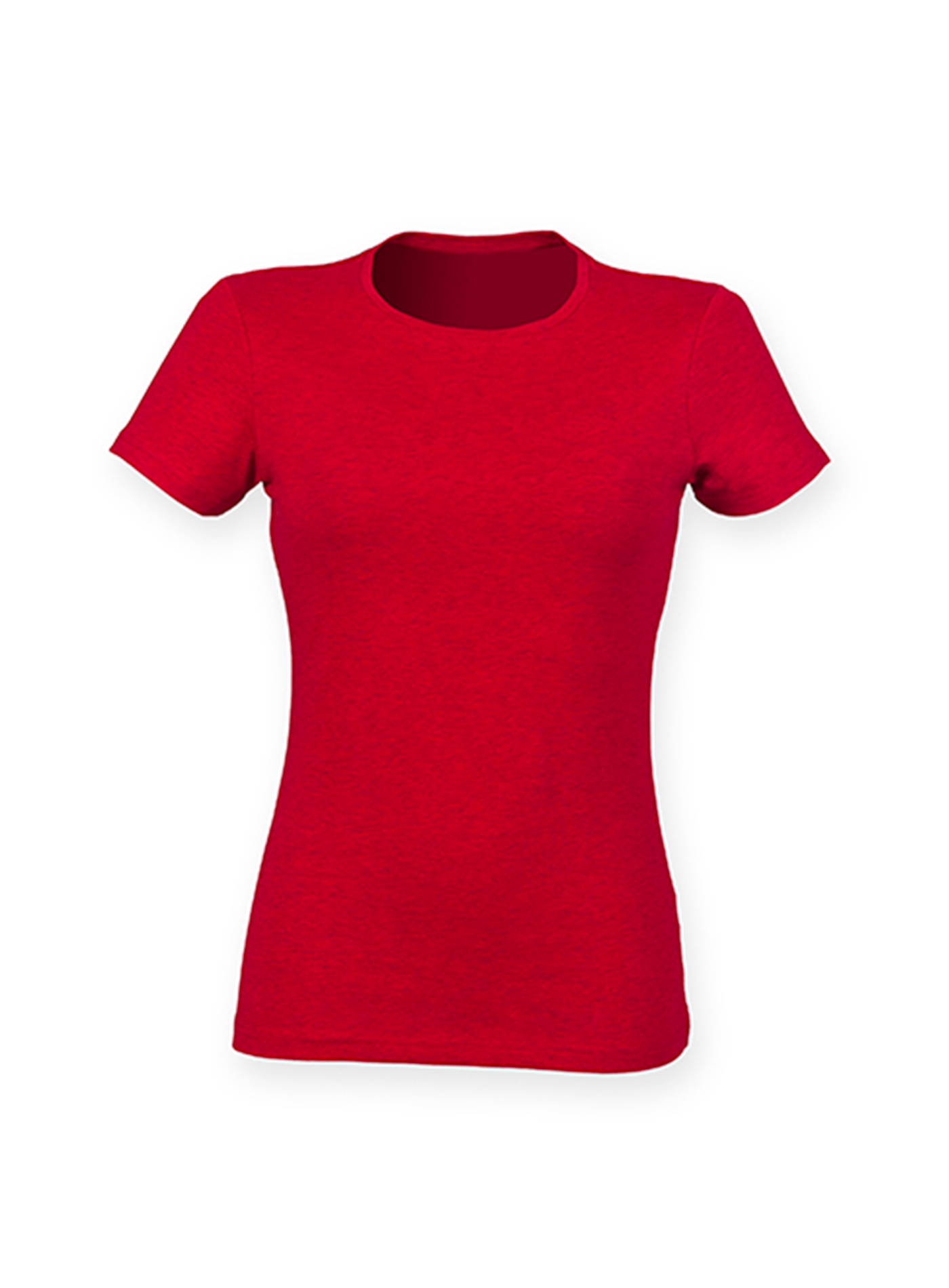 Dámské strečové tričko Skinnifit Feels Good - Červená XL