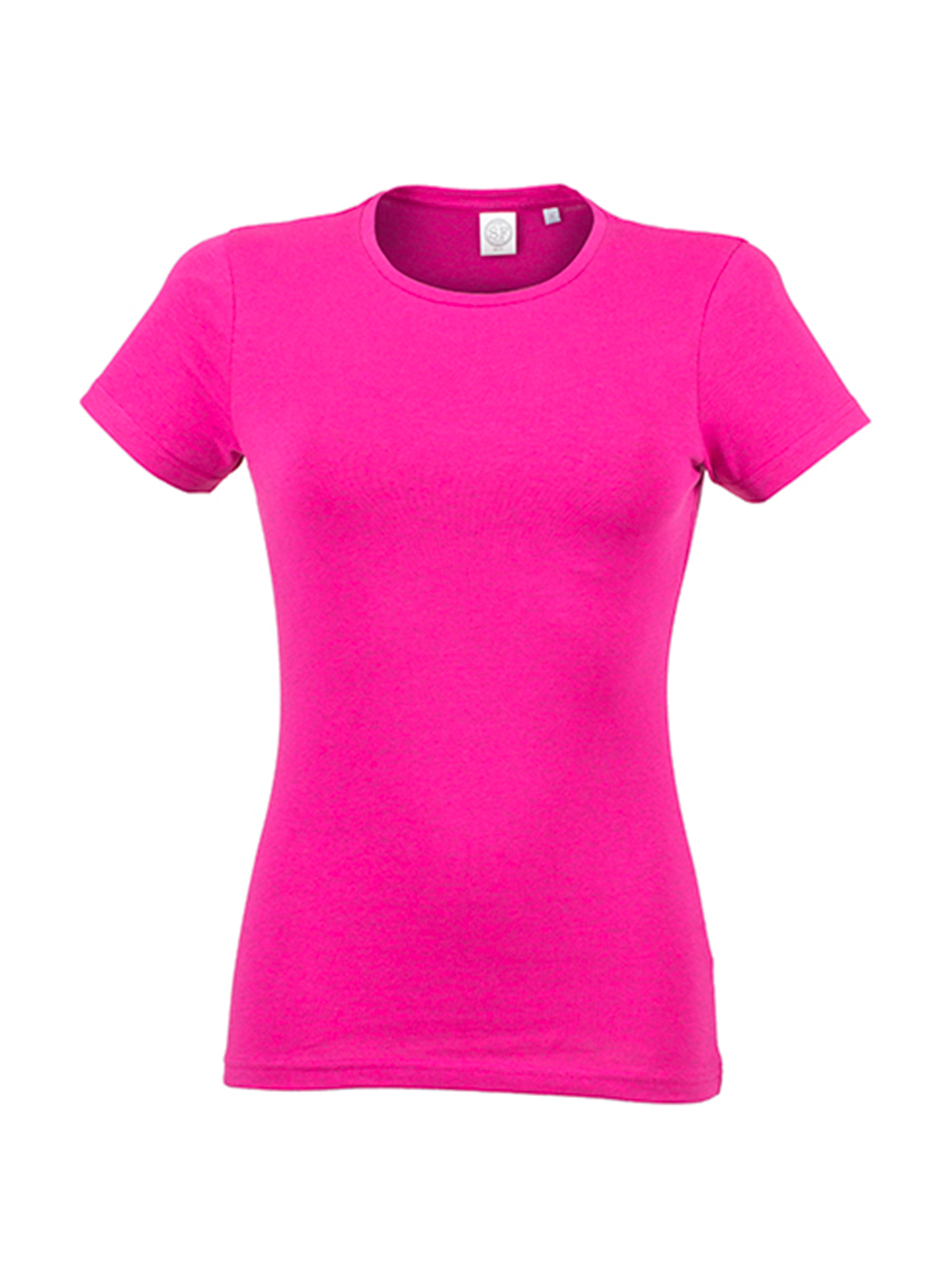 Dámské strečové tričko Skinnifit Feels Good - Neonově růžová M