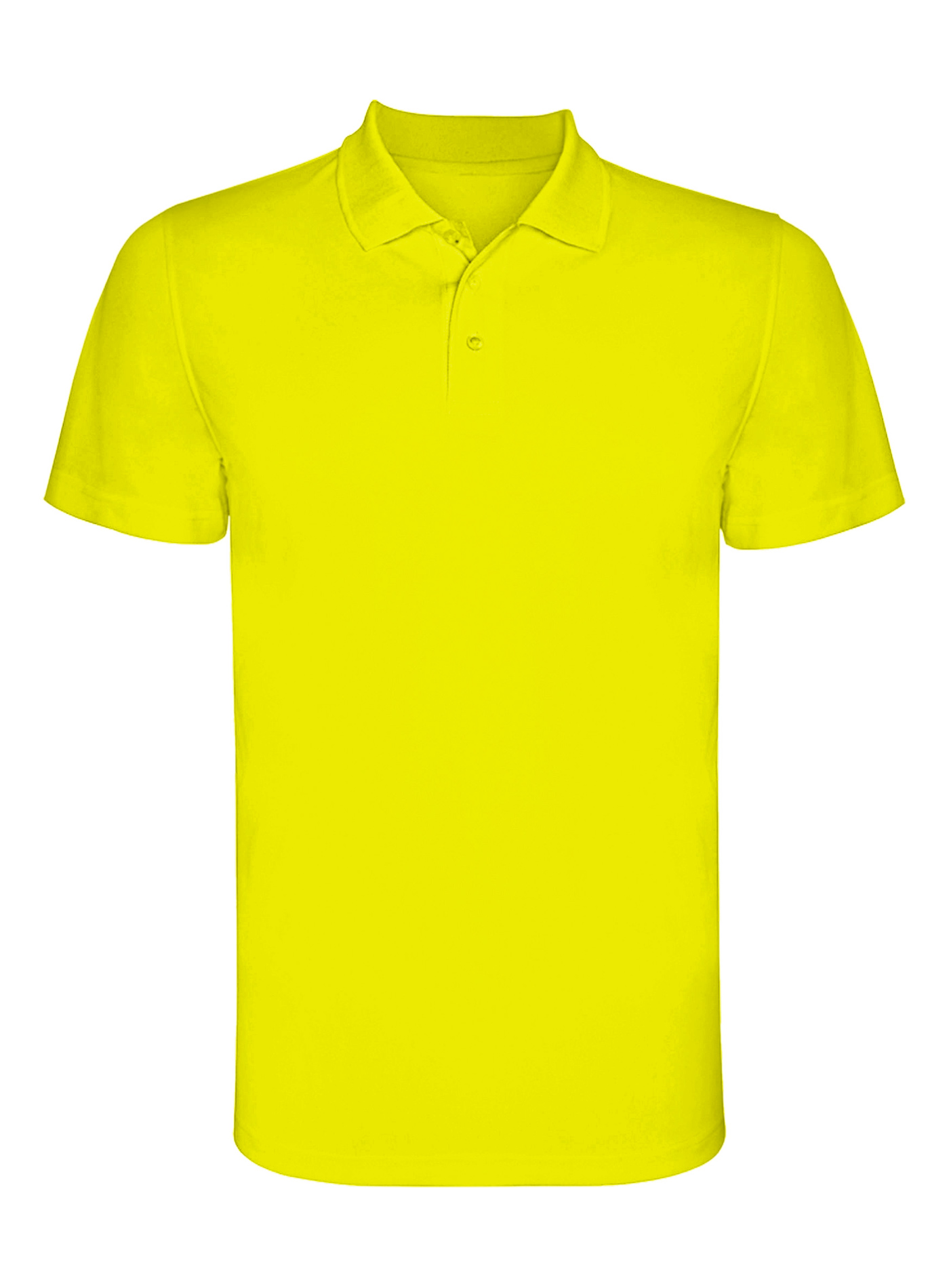Pánská sportovní polokošile Roly Monzha - Neonově žlutá 3XL