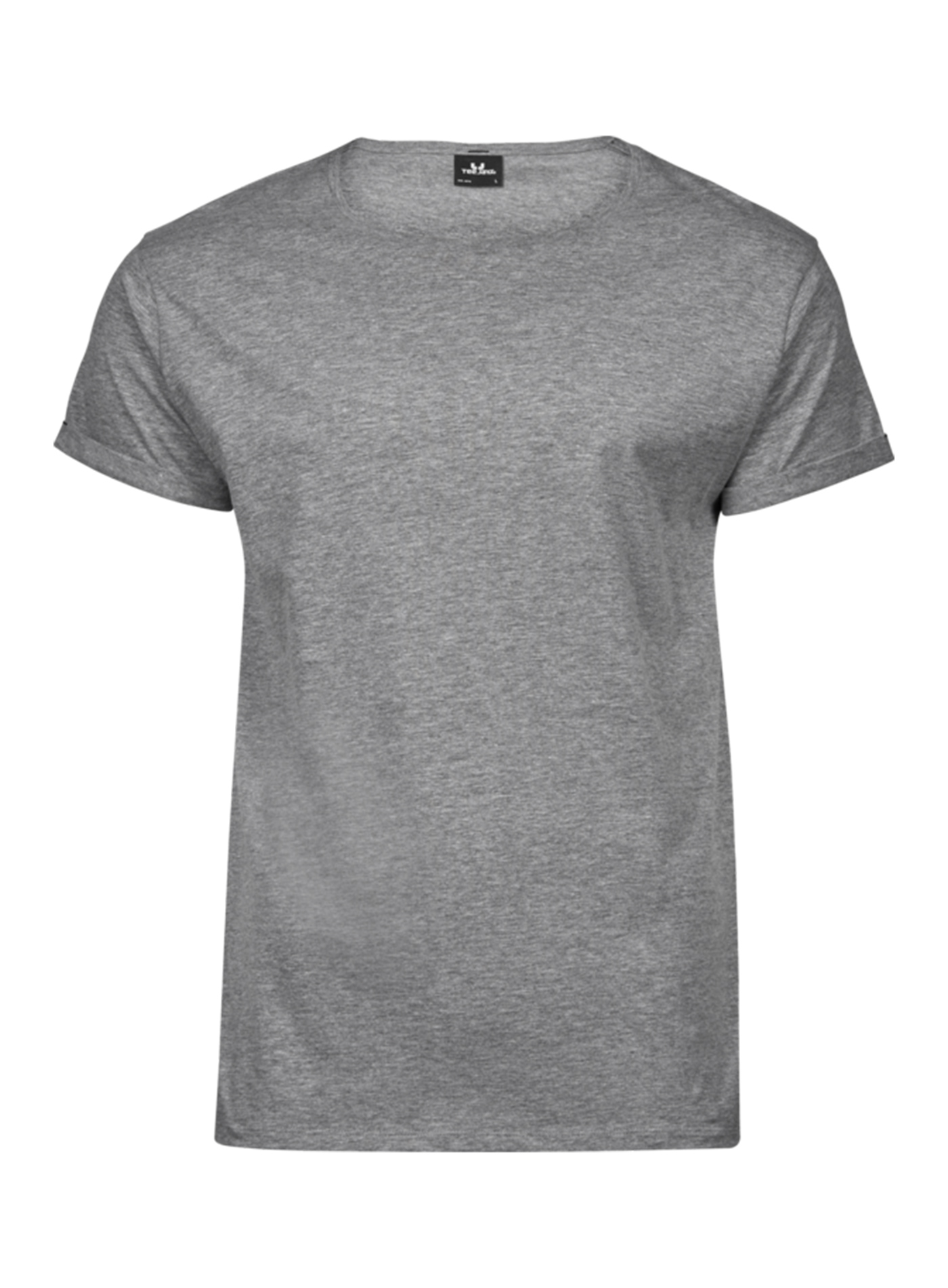 Pánské tričko Roll-up Tee Jays - Šedý melír XL