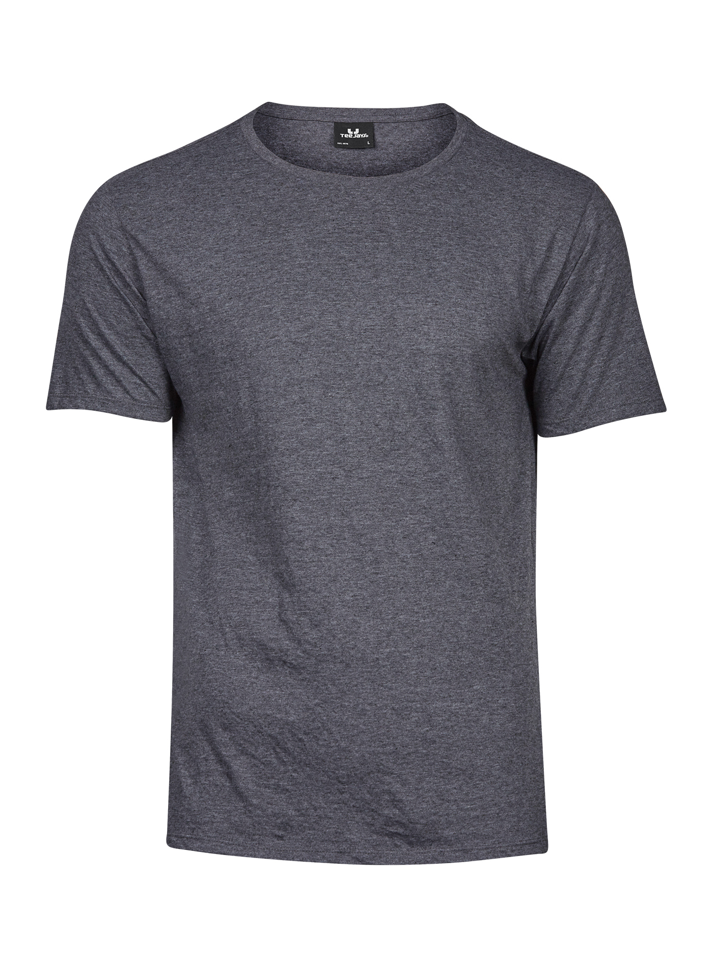 Pánské melírované tričko Tee Jays - černá M