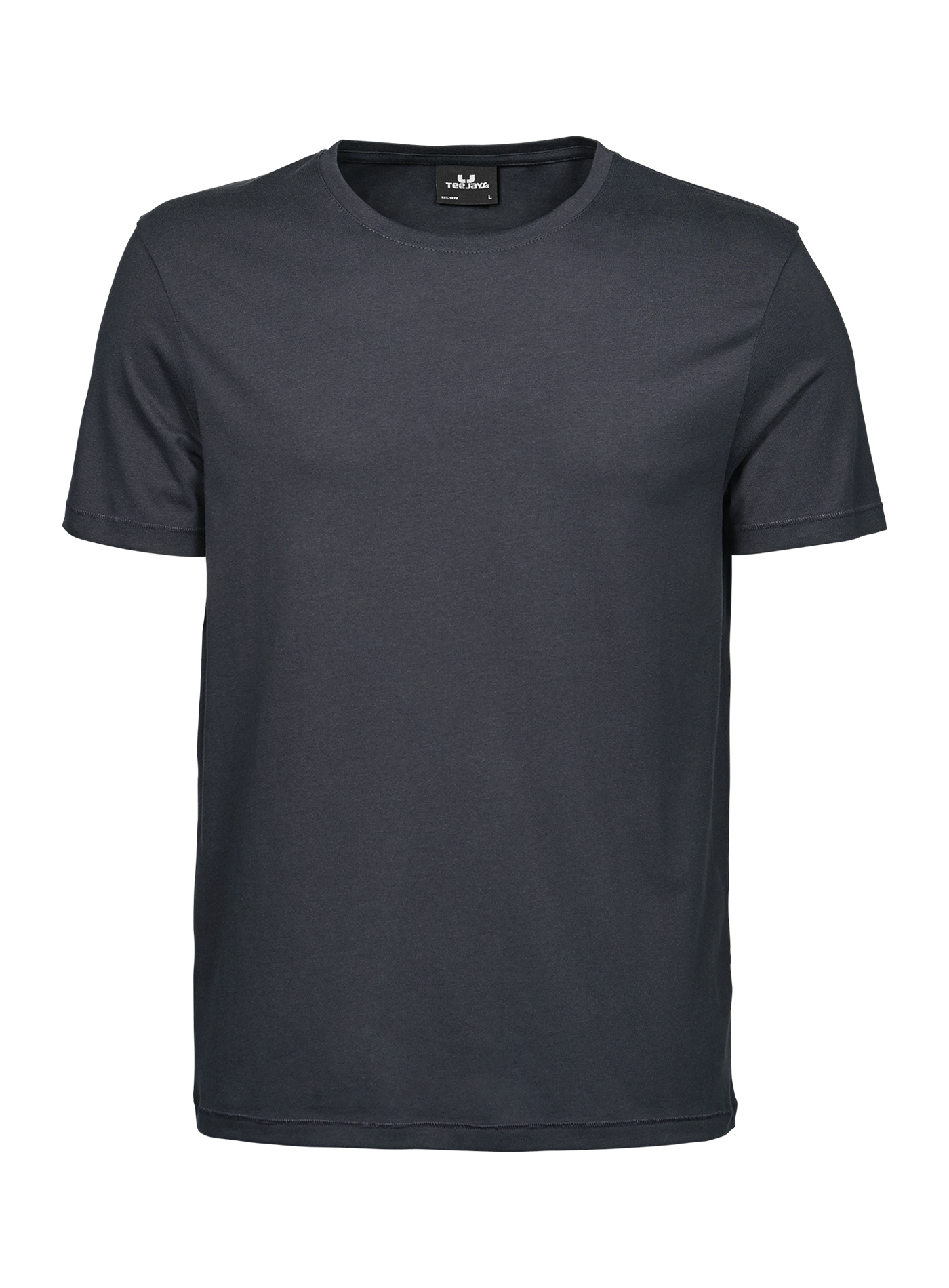 Pánské tričko Tee Jays Luxury - Tmavě šedohnědá XL