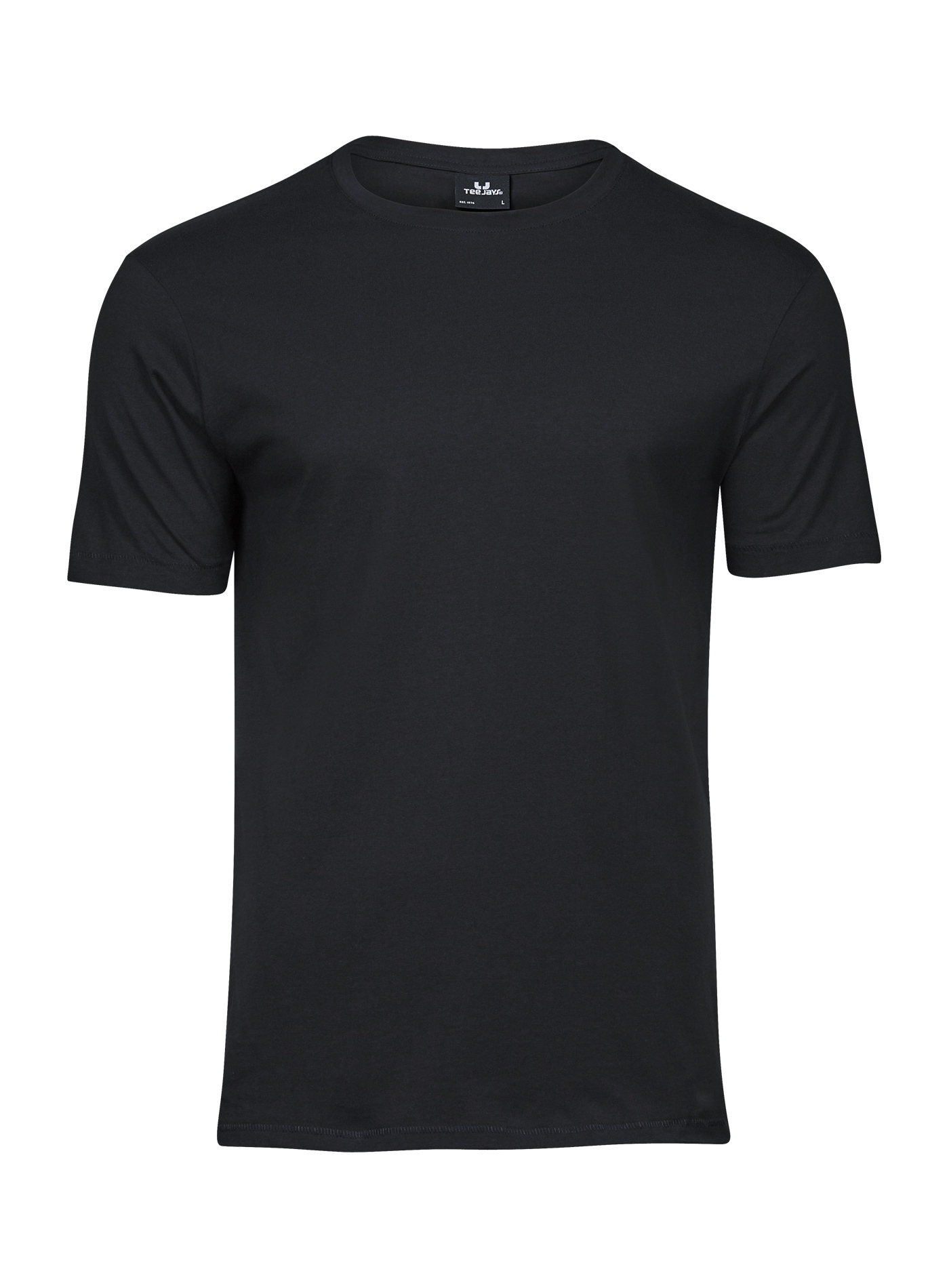 Pánské tričko Tee Jays Luxury - černá 3XL