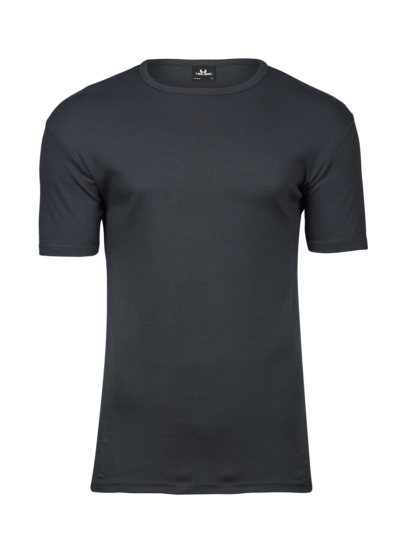 Silné bavlněné tričko Tee Jays Interlock - Tmavě šedá 3XL
